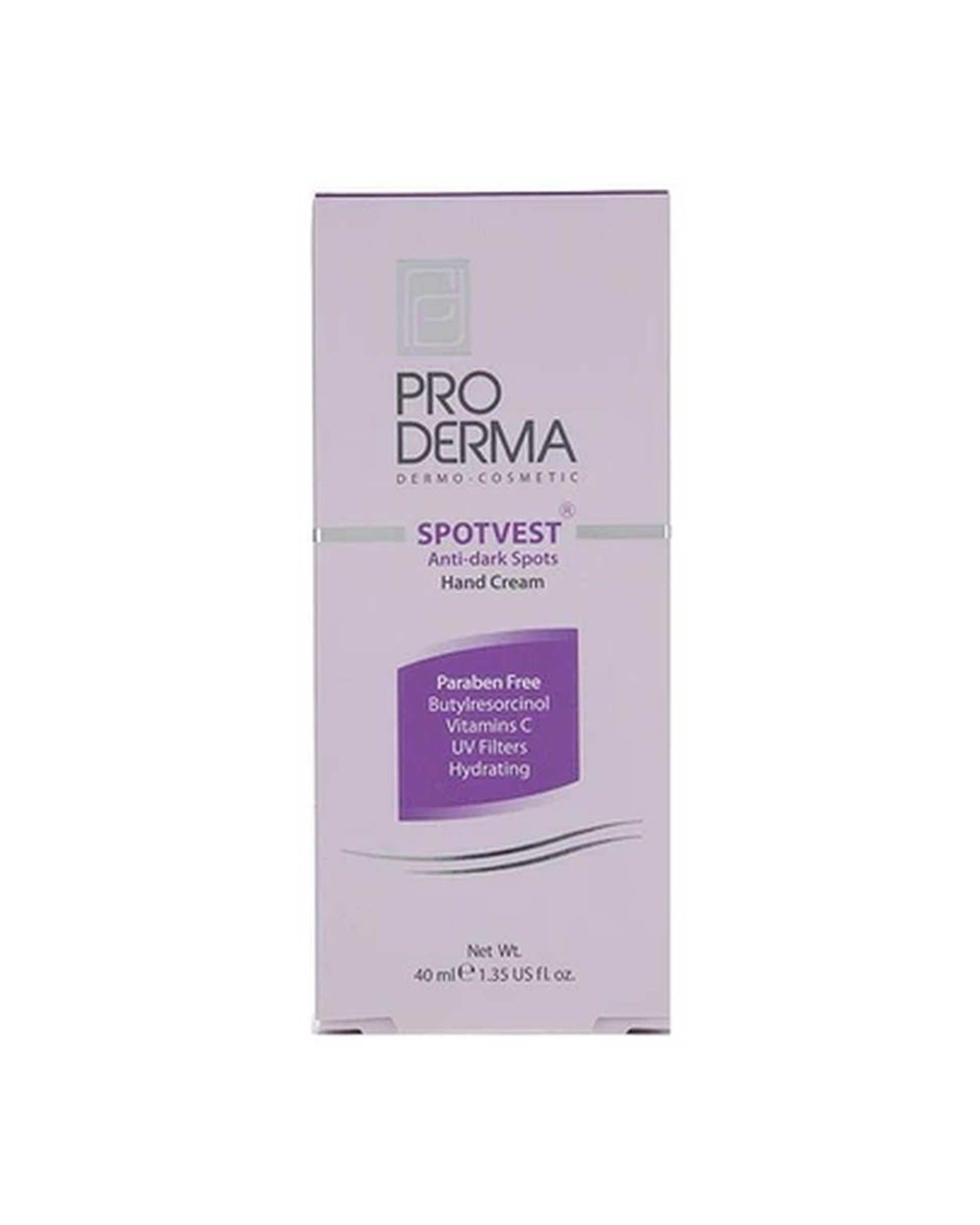 کرم روشن کننده و ضد لک پوست دست پرودرما Proderma حجم 40ml