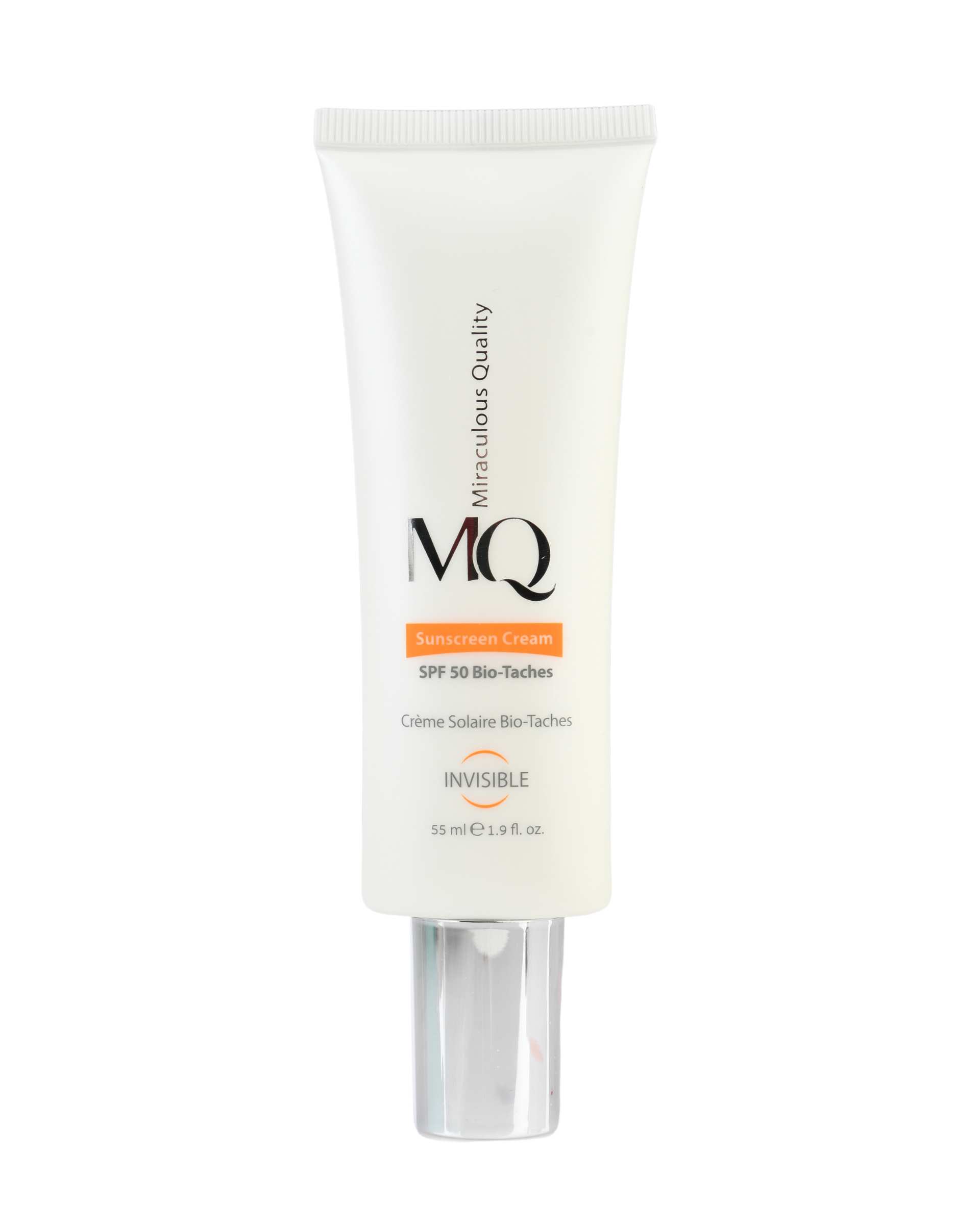 کرم ضد آفتاب ضد لک بی رنگ SPF50 ام کیو MQ سری بایوتچ Bio Taches حجم 55ml