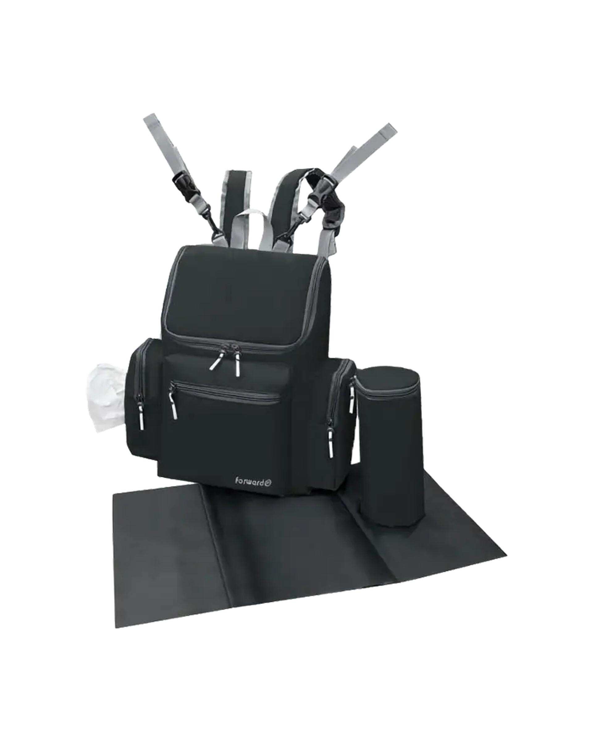 کوله پشتی سیسمونی مشکی فوروارد Forward مدل FCLT3333 به همراه کیف عایق و زیرانداز