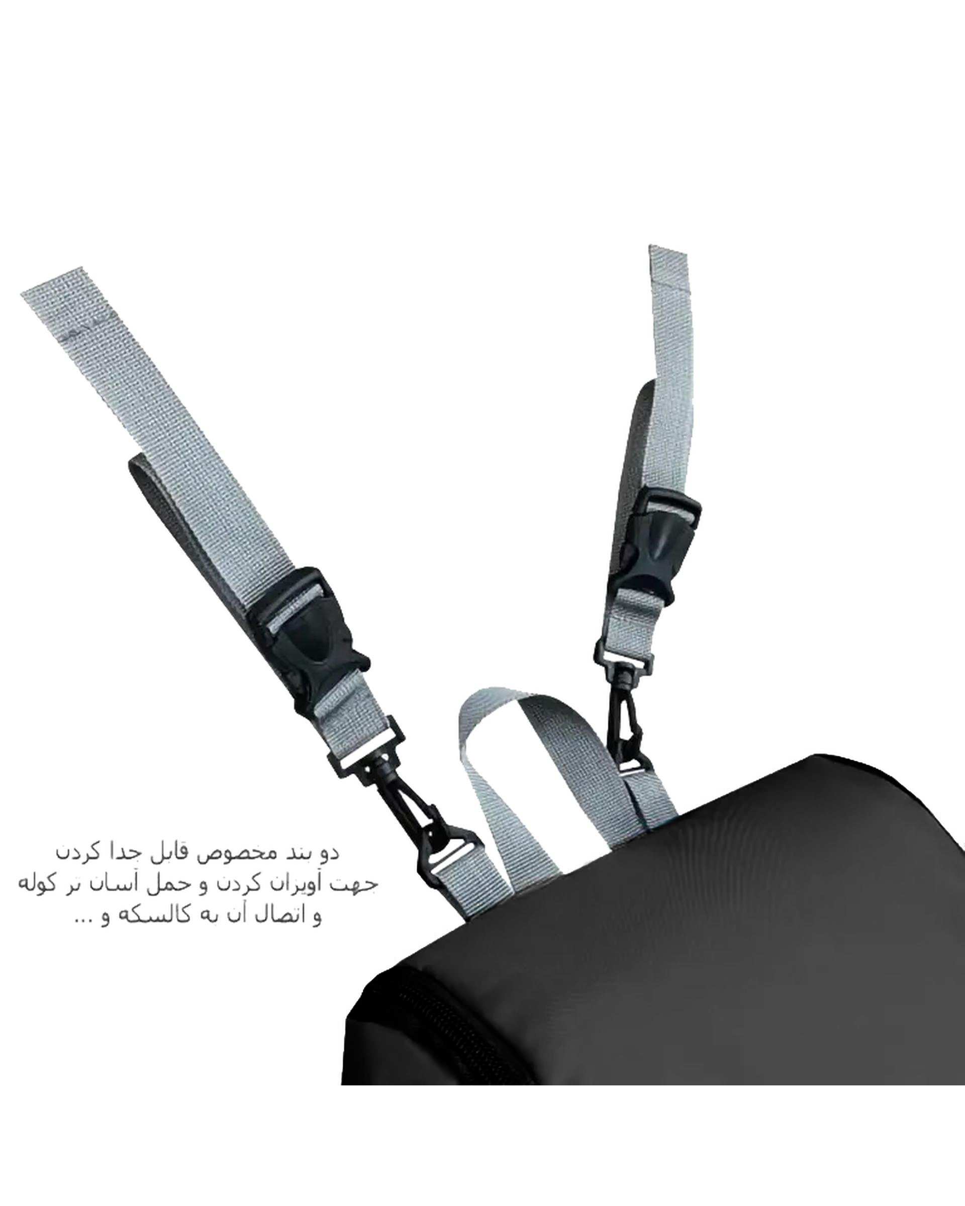 کوله پشتی سیسمونی مشکی فوروارد Forward مدل FCLT3333 به همراه کیف عایق و زیرانداز