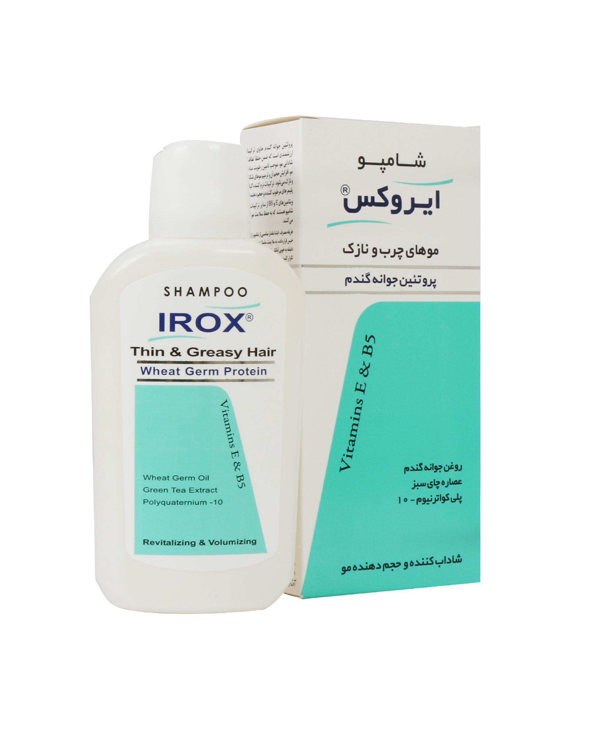 شامپو روزانه پروتئین جوانه گندم ایروکس Irox حجم 200ml