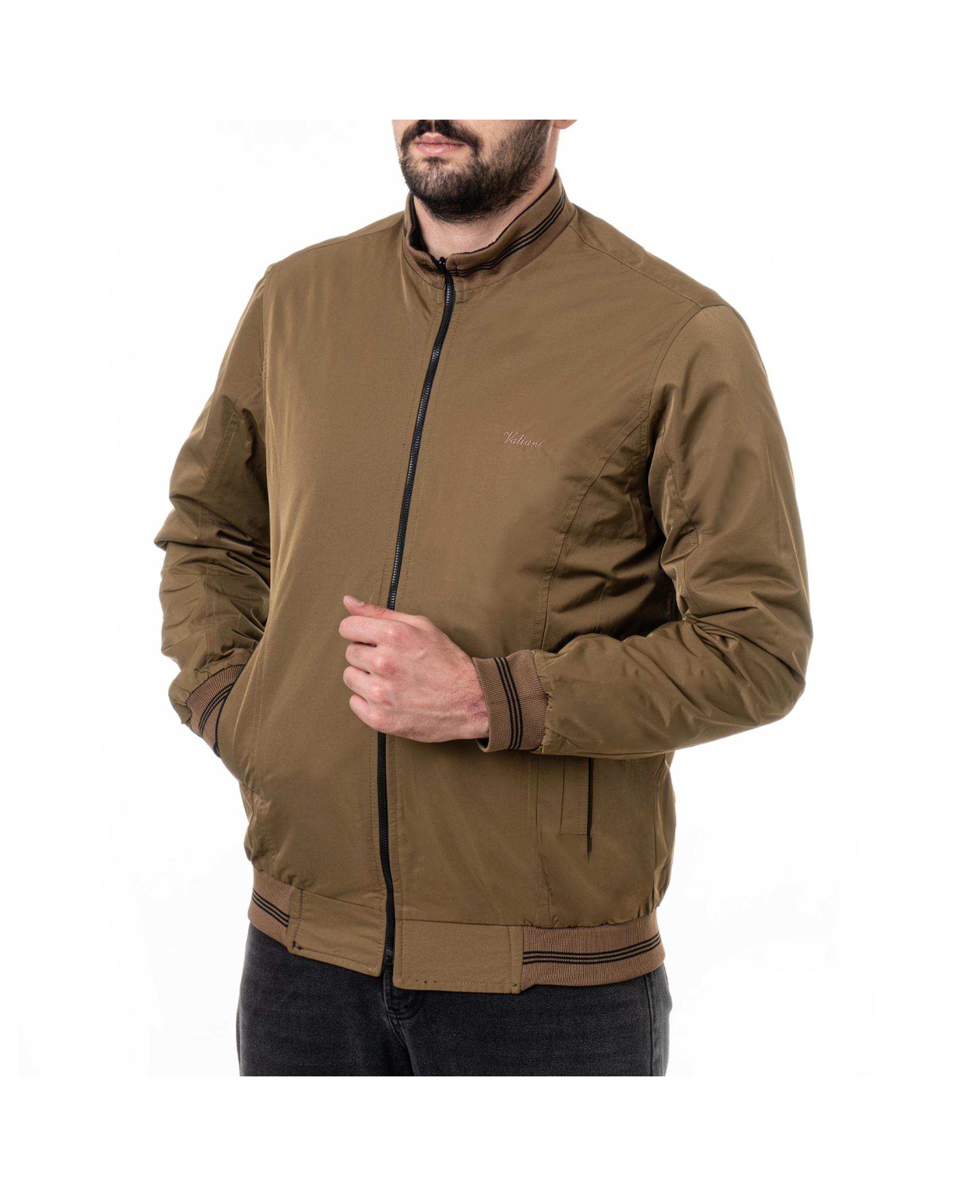 کاپشن دورو کمرکش مشکی نسکافه ای والیانت استایل Valiant Style کد K101202