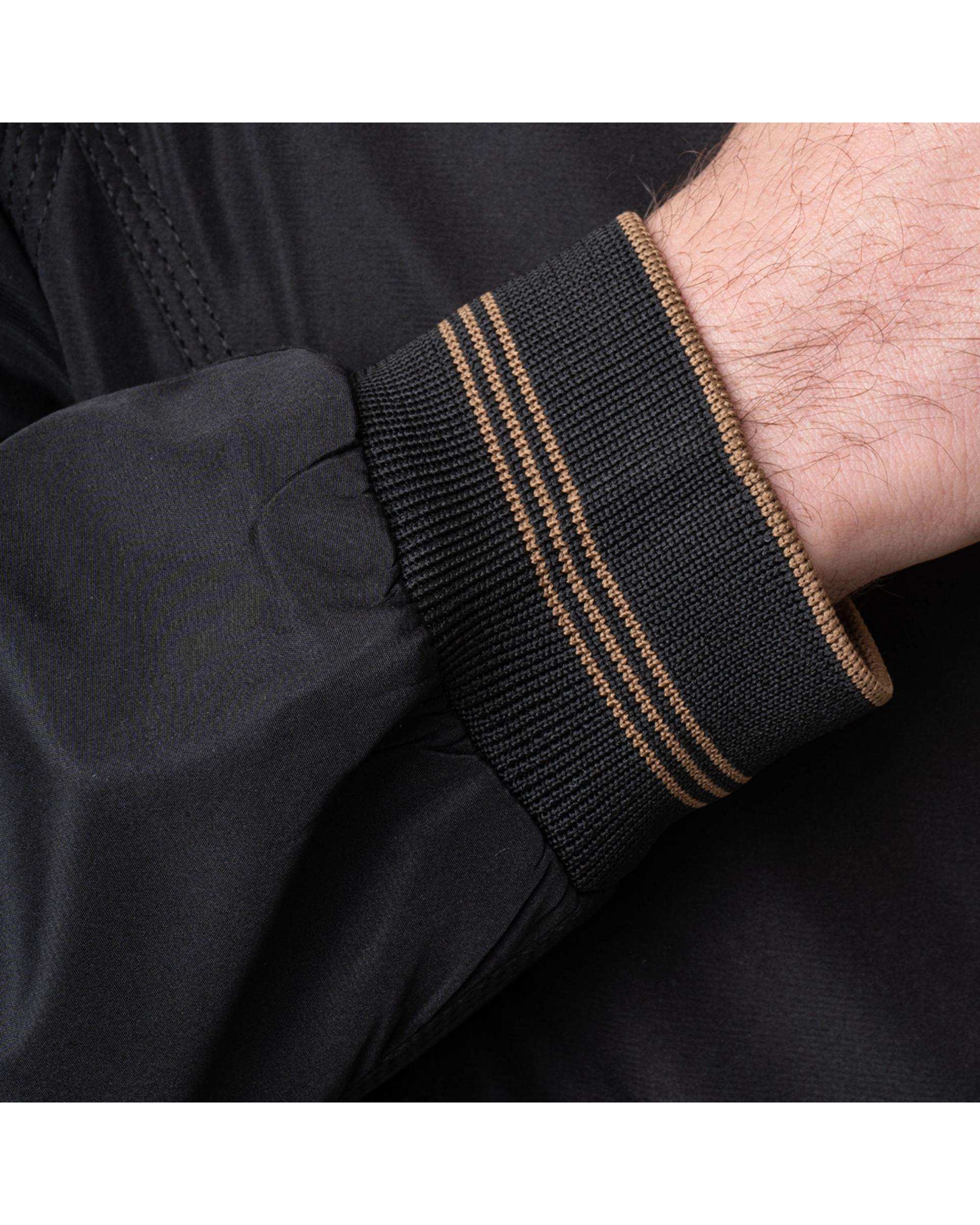 کاپشن مردانه دورو کمرکش مشکی کرم والیانت استایل Valiant Style کد K101203
