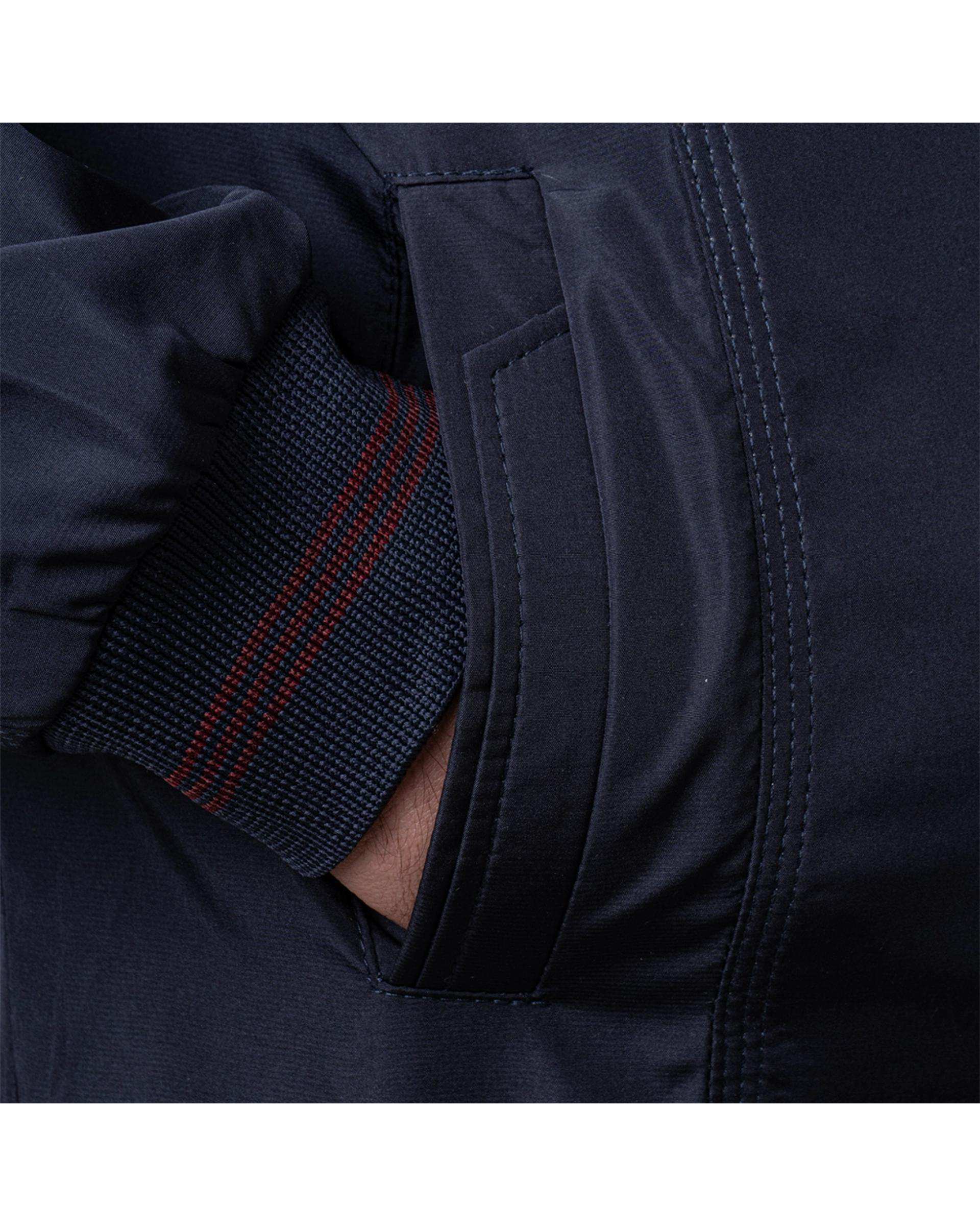 کاپشن دورو کمرکش سرمه ای زرشکی والیانت استایل Valiant Style کد K101204