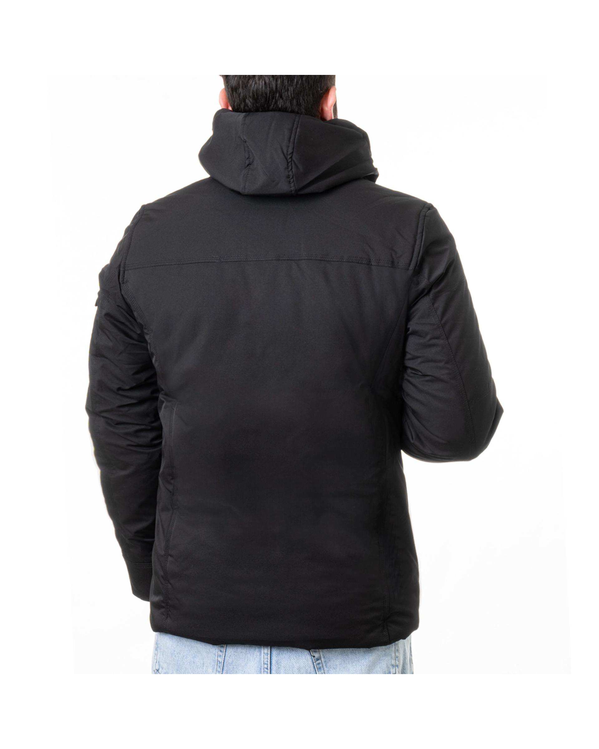 کاپشن مردانه مشکی والیانت استایل Valiant Style مدل سه قلاب کد K101303