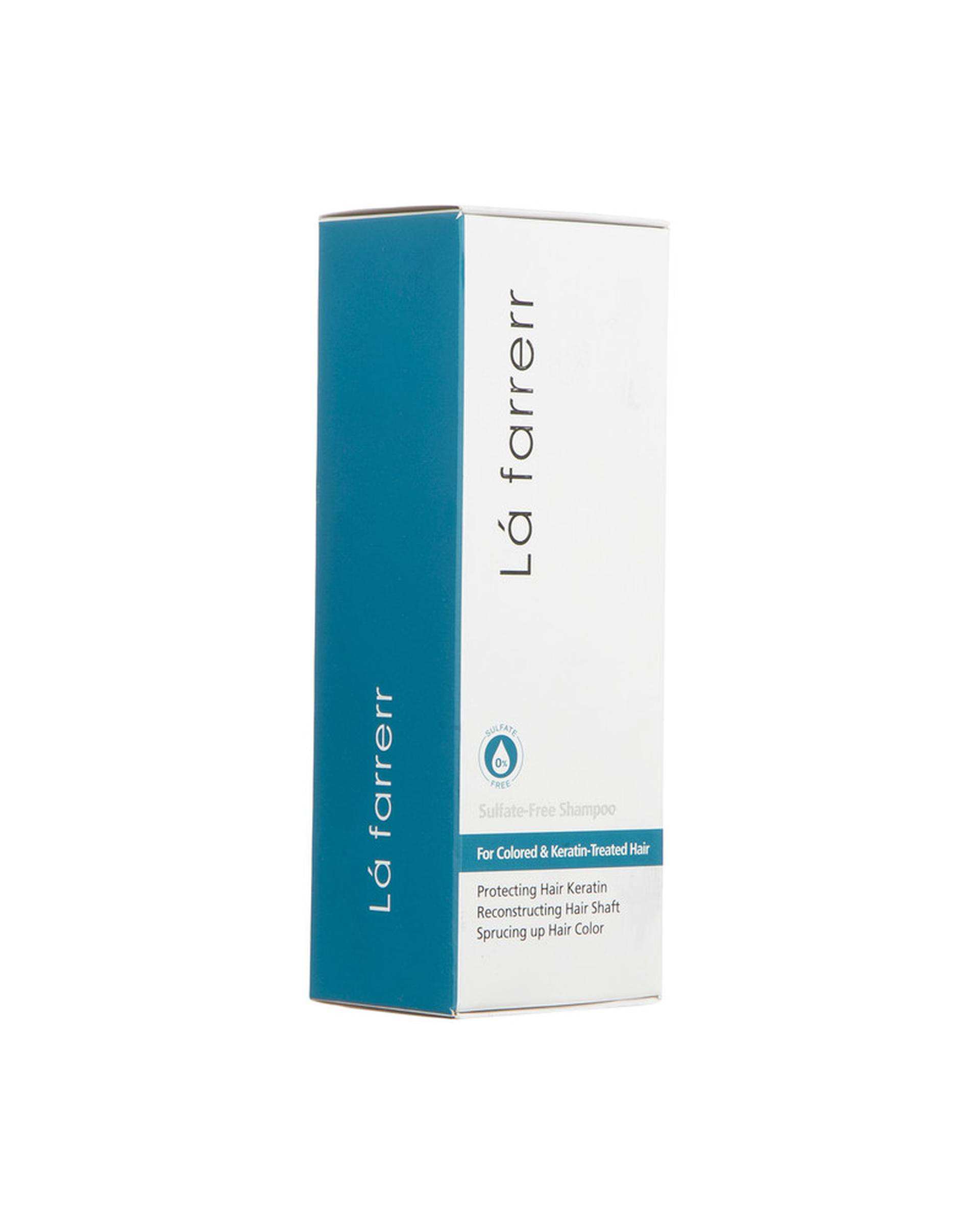 شامپو بدون سولفات لافارر La Farrerr مناسب موهای کراتینه و رنگ شده 200ml