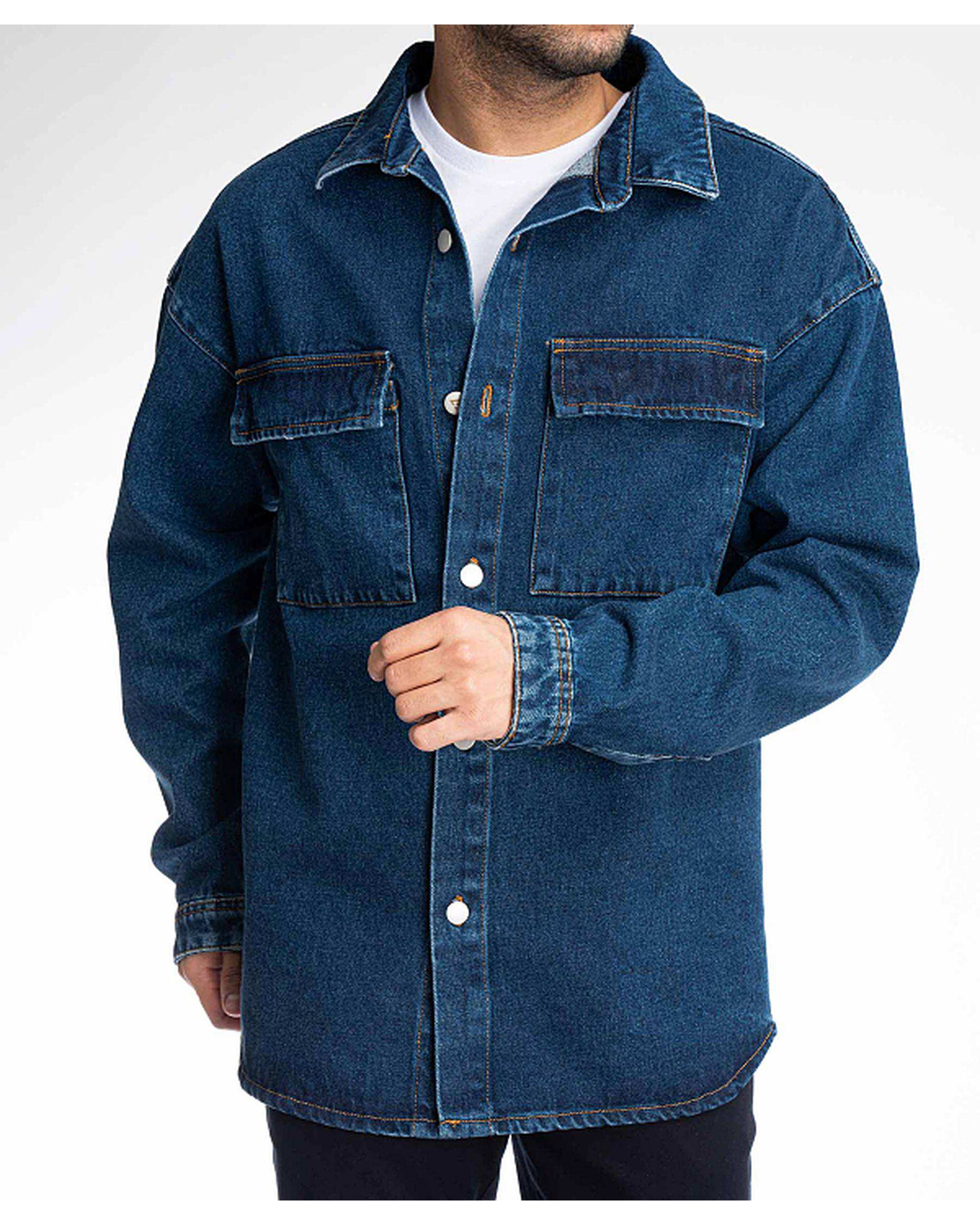 کت جین مردانه سرمه ای فدیکو Fedyco کد 985985