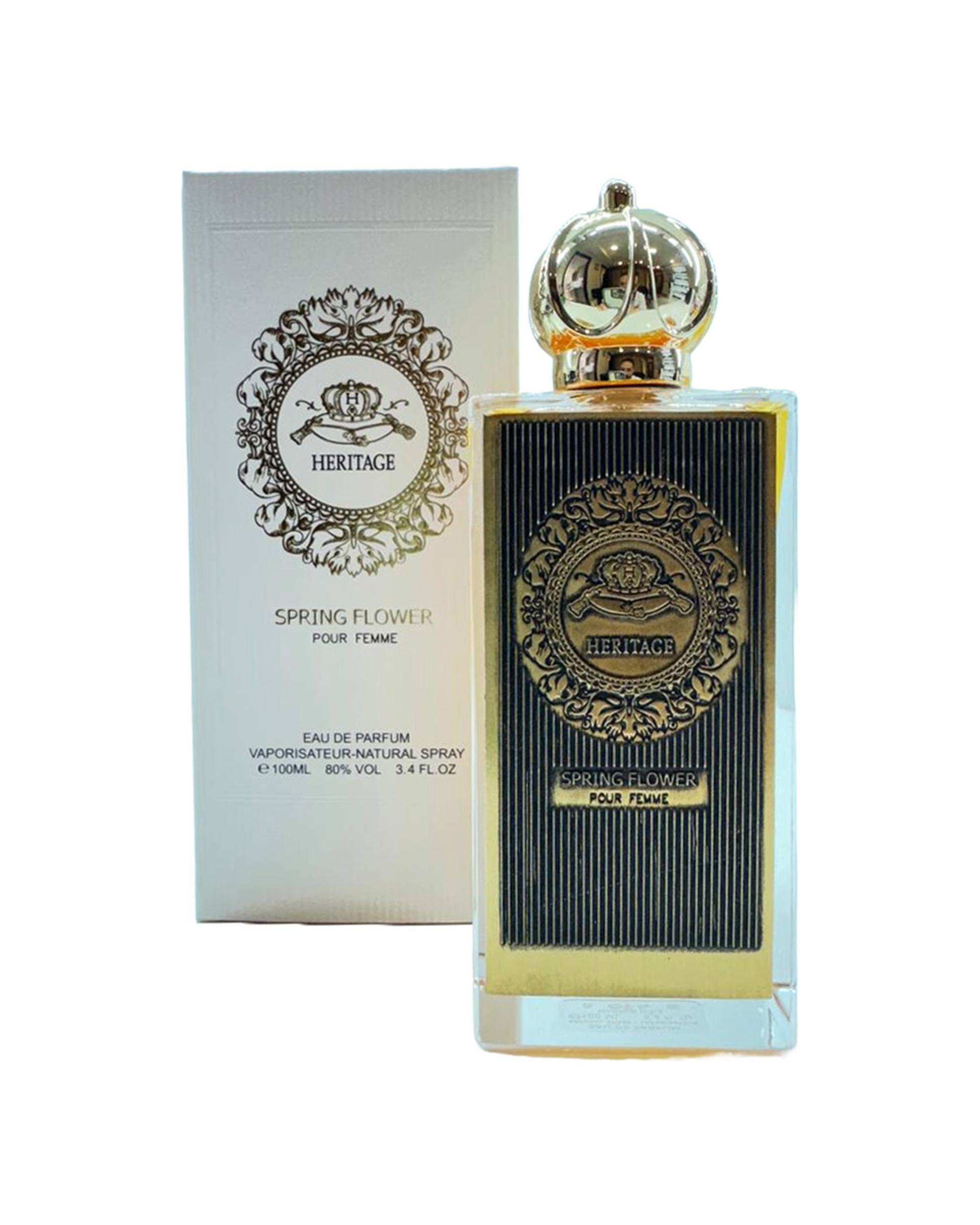 عطر زنانه هریتیج Heritage مدل اسپرینگ فلاور Spring Flower حجم 100ml