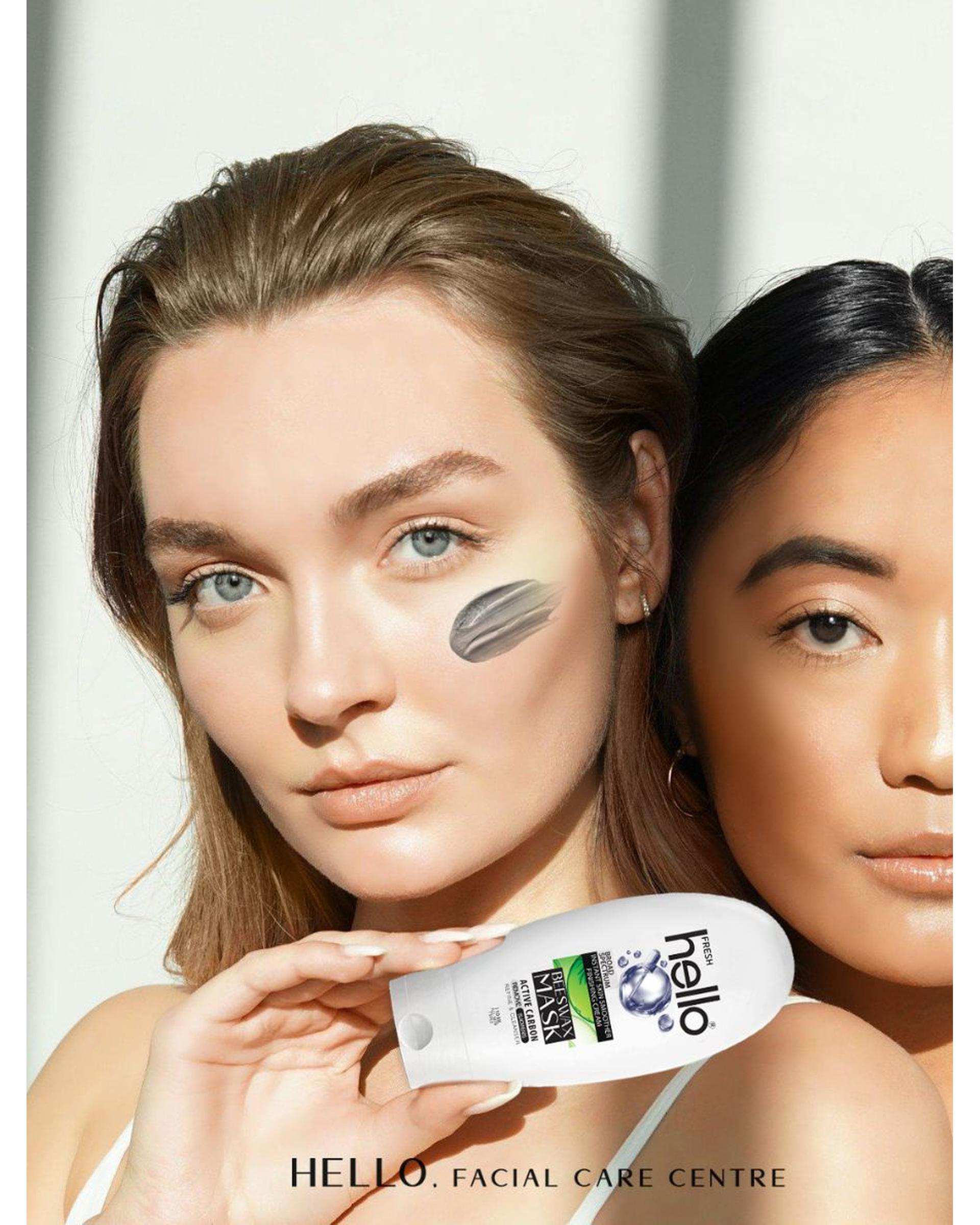 ماسک صورت زغالی هلو فرش Hello Fresh حجم 110ml