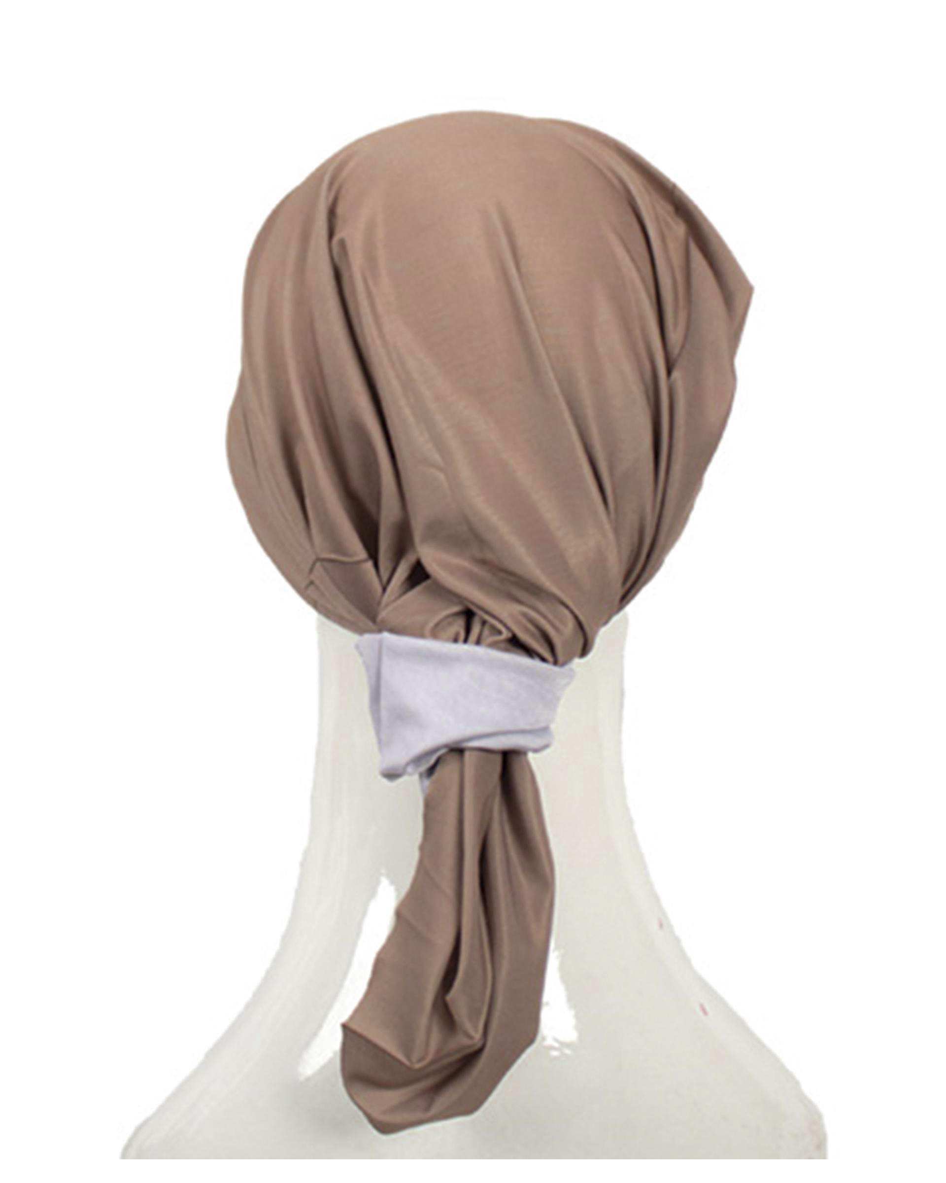 دستمال سر و گردن زنانه بژ روشن تارتن Tartan کد 1159920590