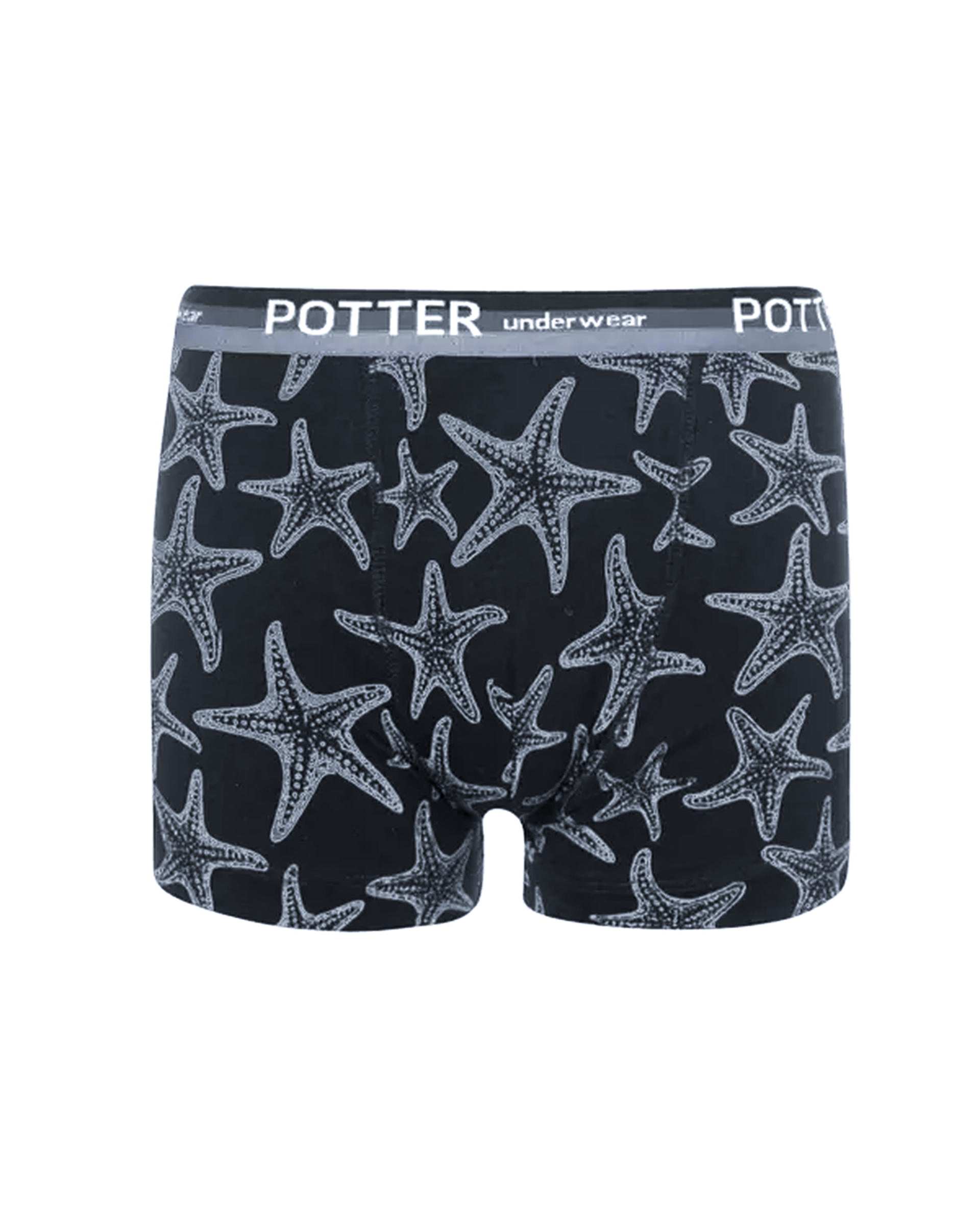 شورت مردانه پادار سفید پاتر Potter کد 64