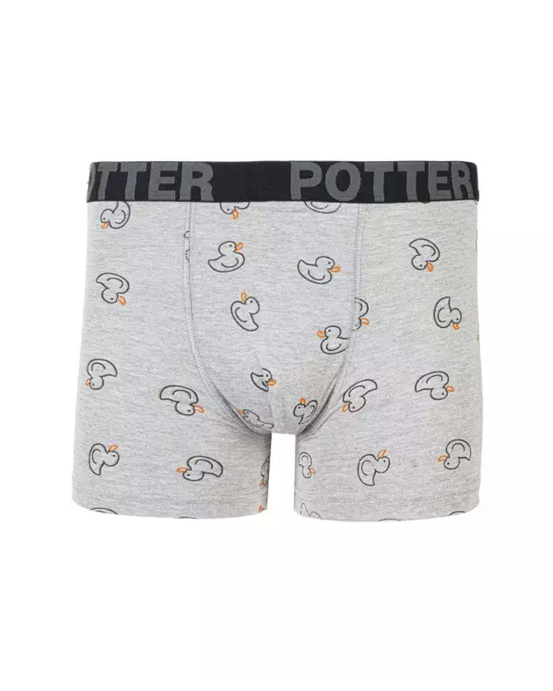 شورت مردانه پادار طوسی روشن پاتر Potter کد 308