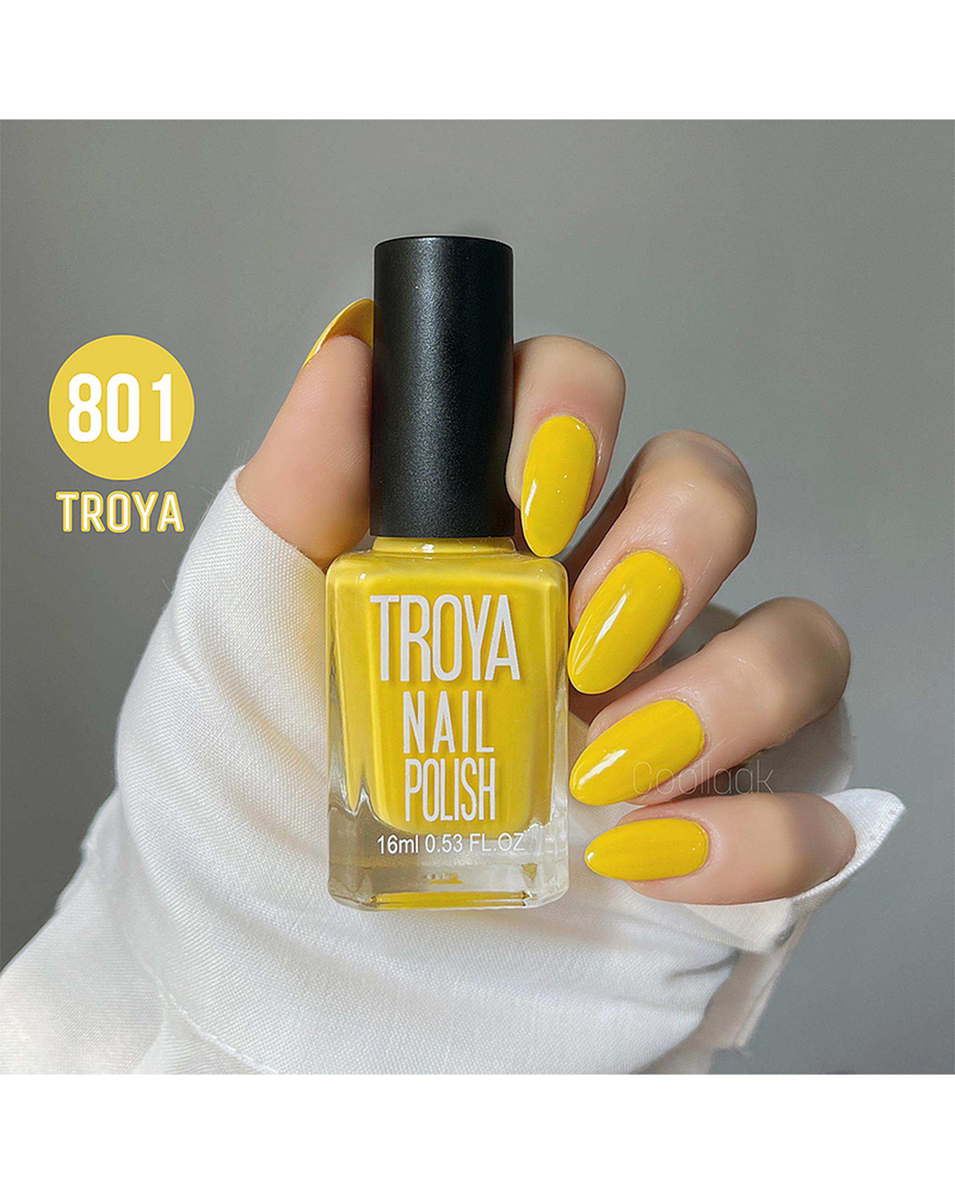 لاک ناخن ترویا Troya شماره 801