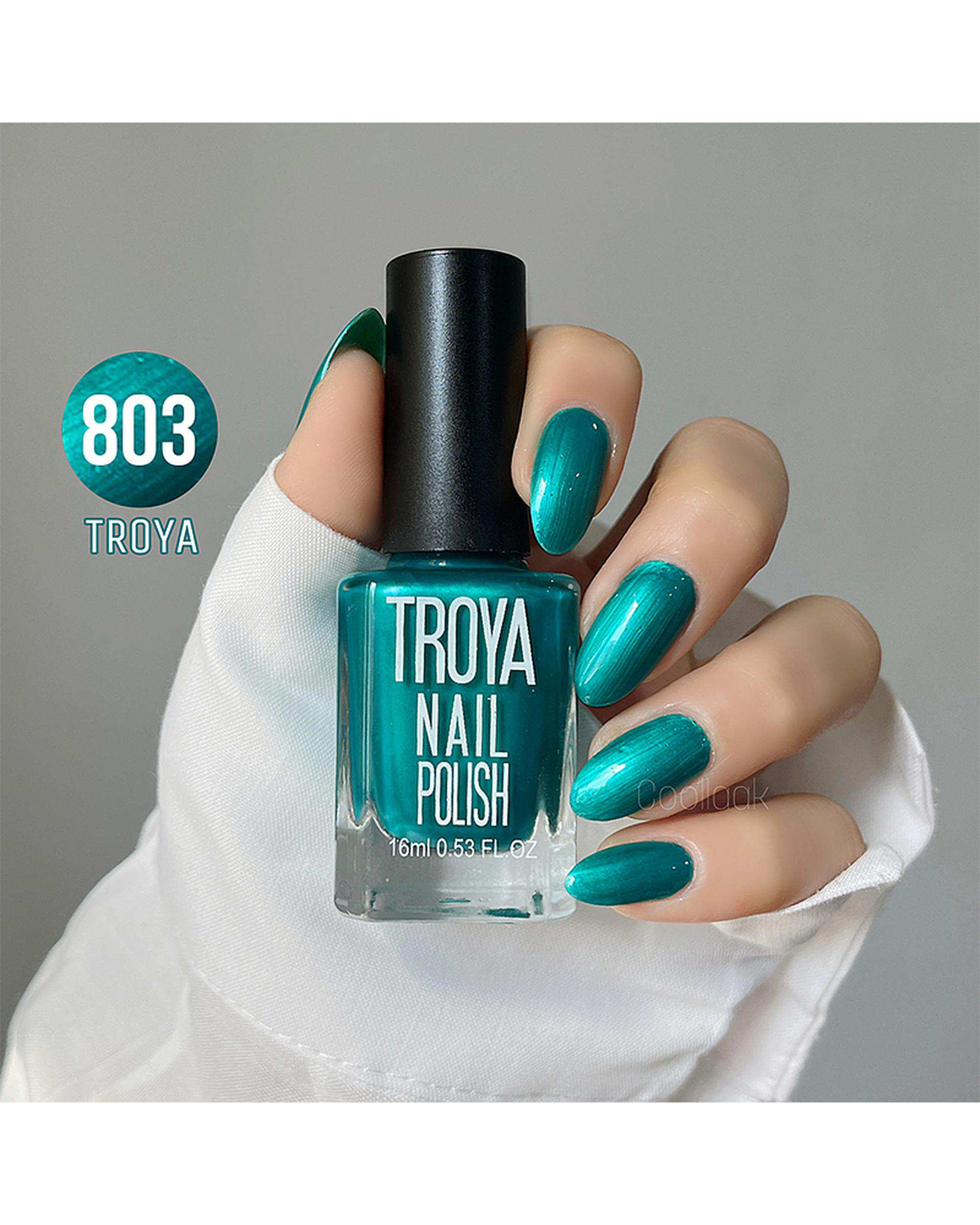 لاک ناخن ترویا Troya شماره 803