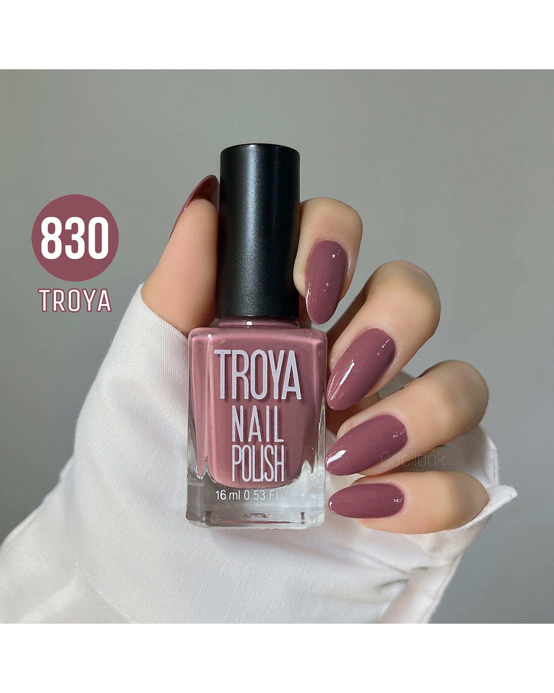 لاک ناخن ترویا Troya شماره 830