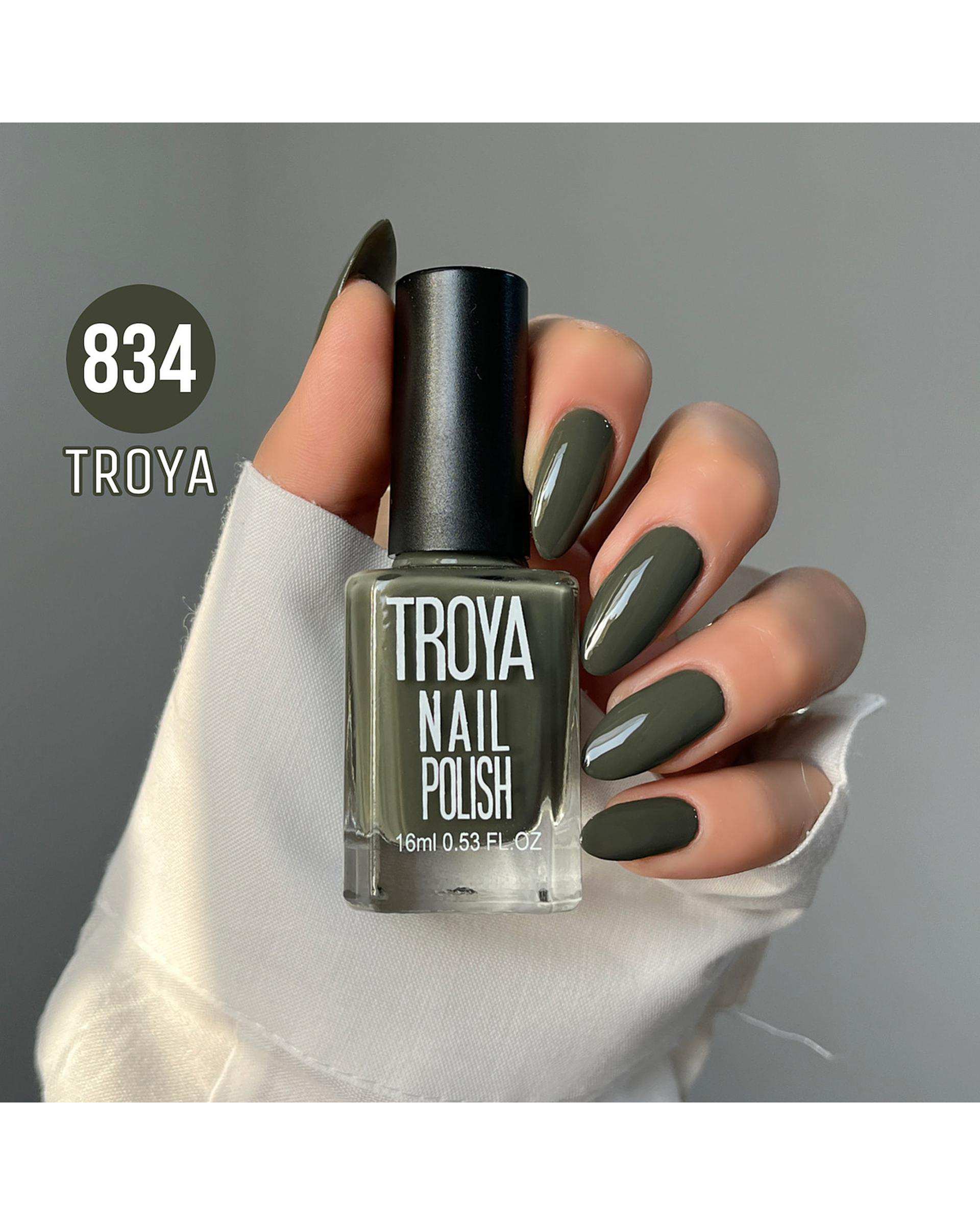 لاک ناخن ترویا Troya شماره 834