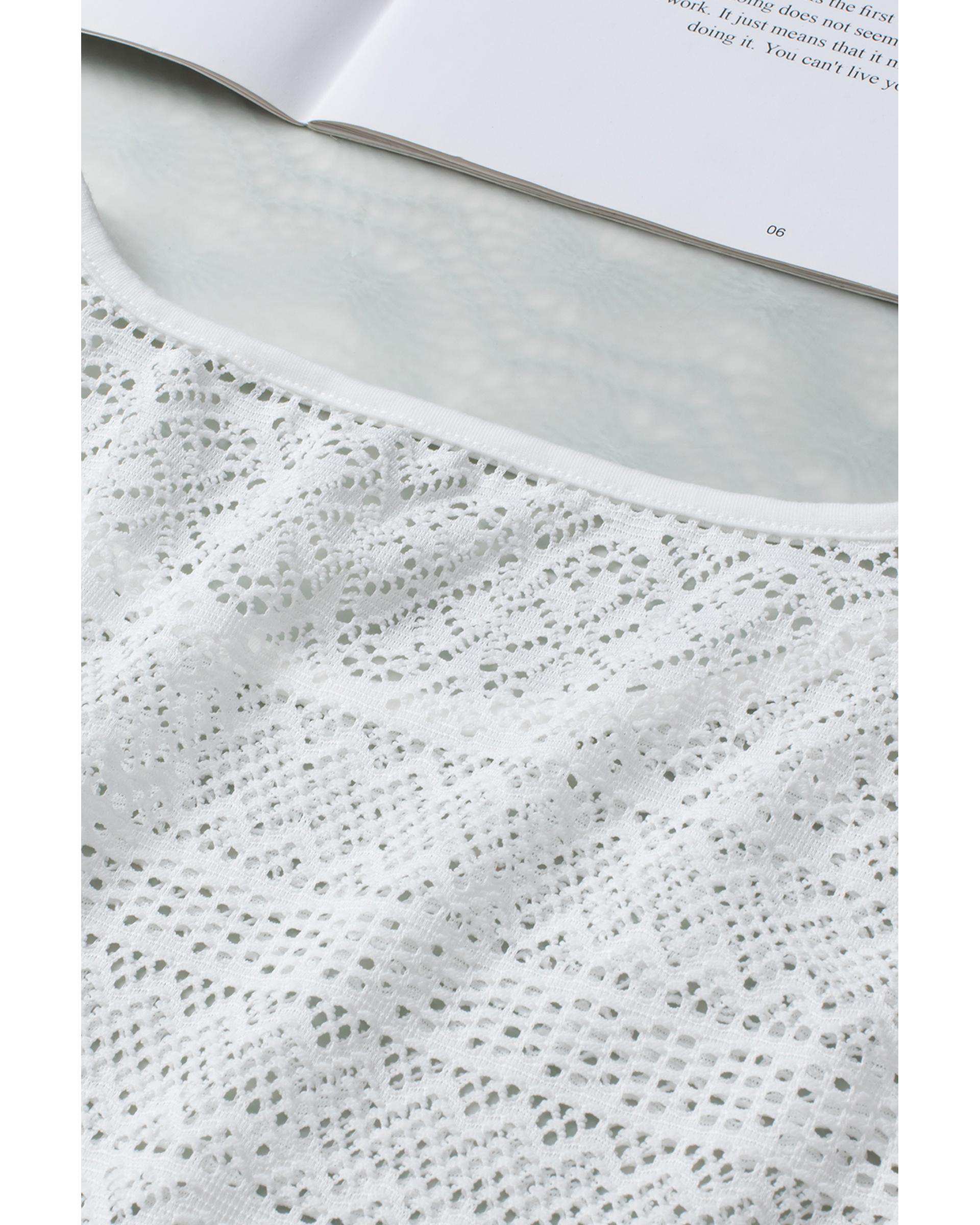 تاپ زنانه سفید هومنیتی Whomanity مدل LC25611444-P1