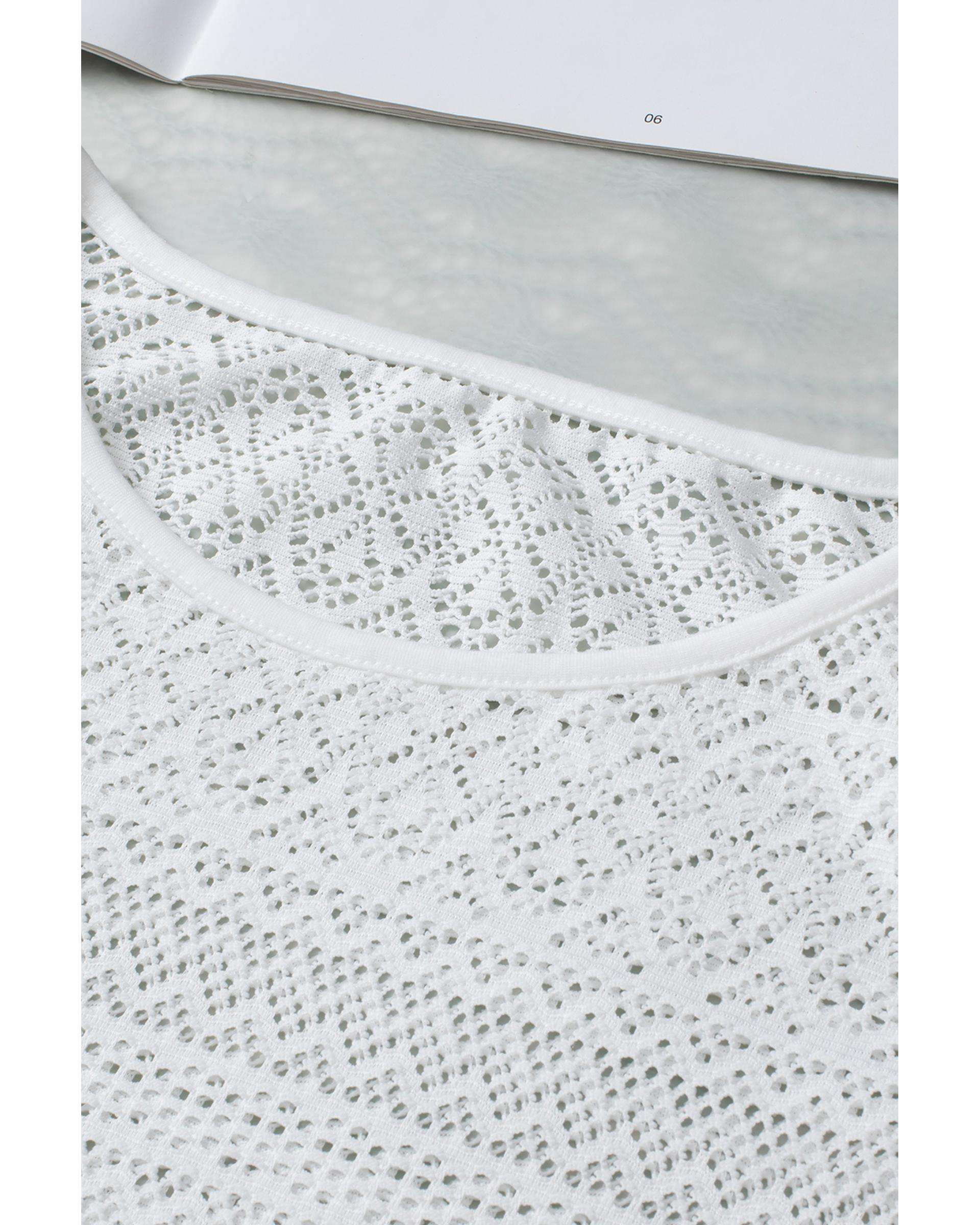 تاپ زنانه سفید هومنیتی Whomanity مدل LC25611444-P1