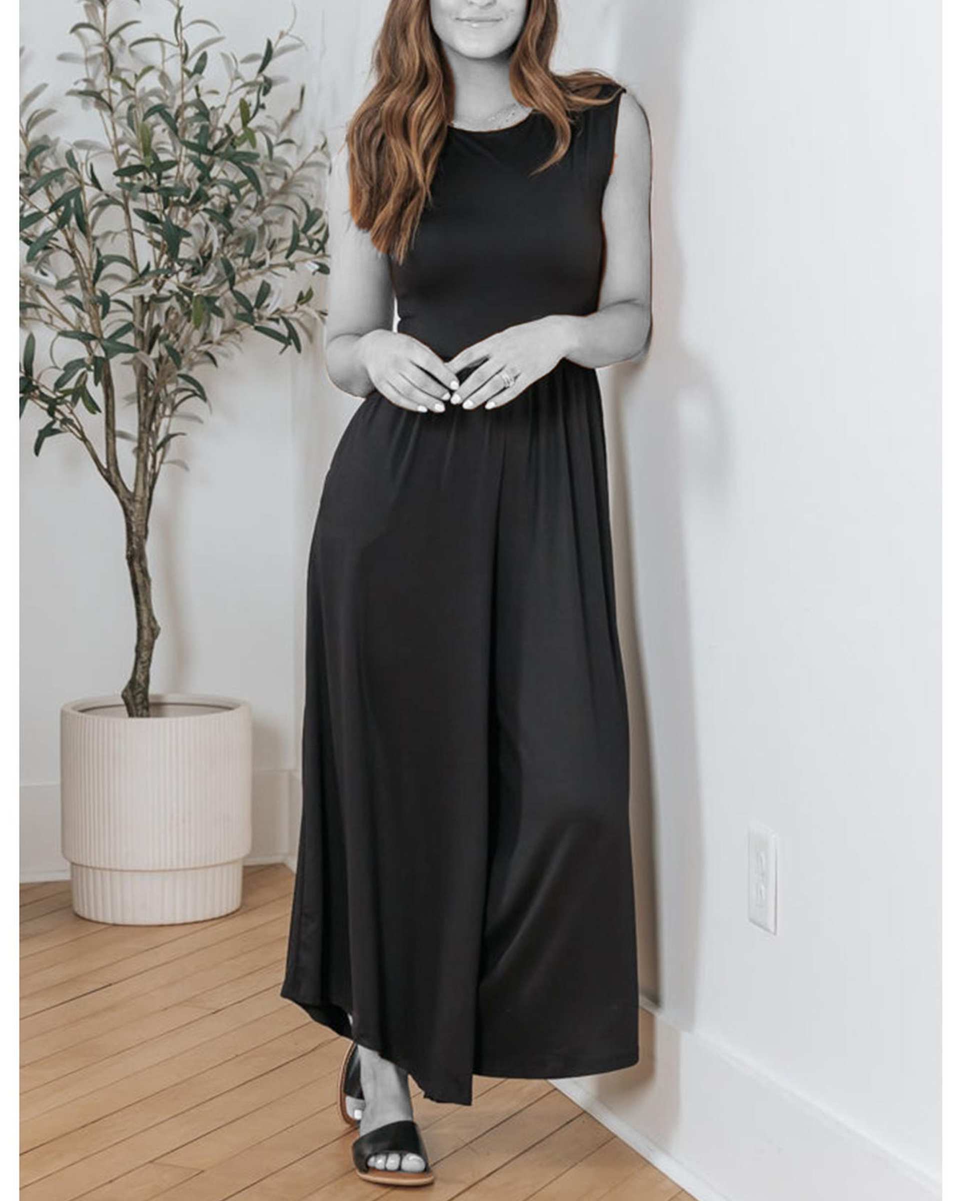 سرهمی زنانه مشکی هومنیتی Whomanity مدل LC6413460-P2