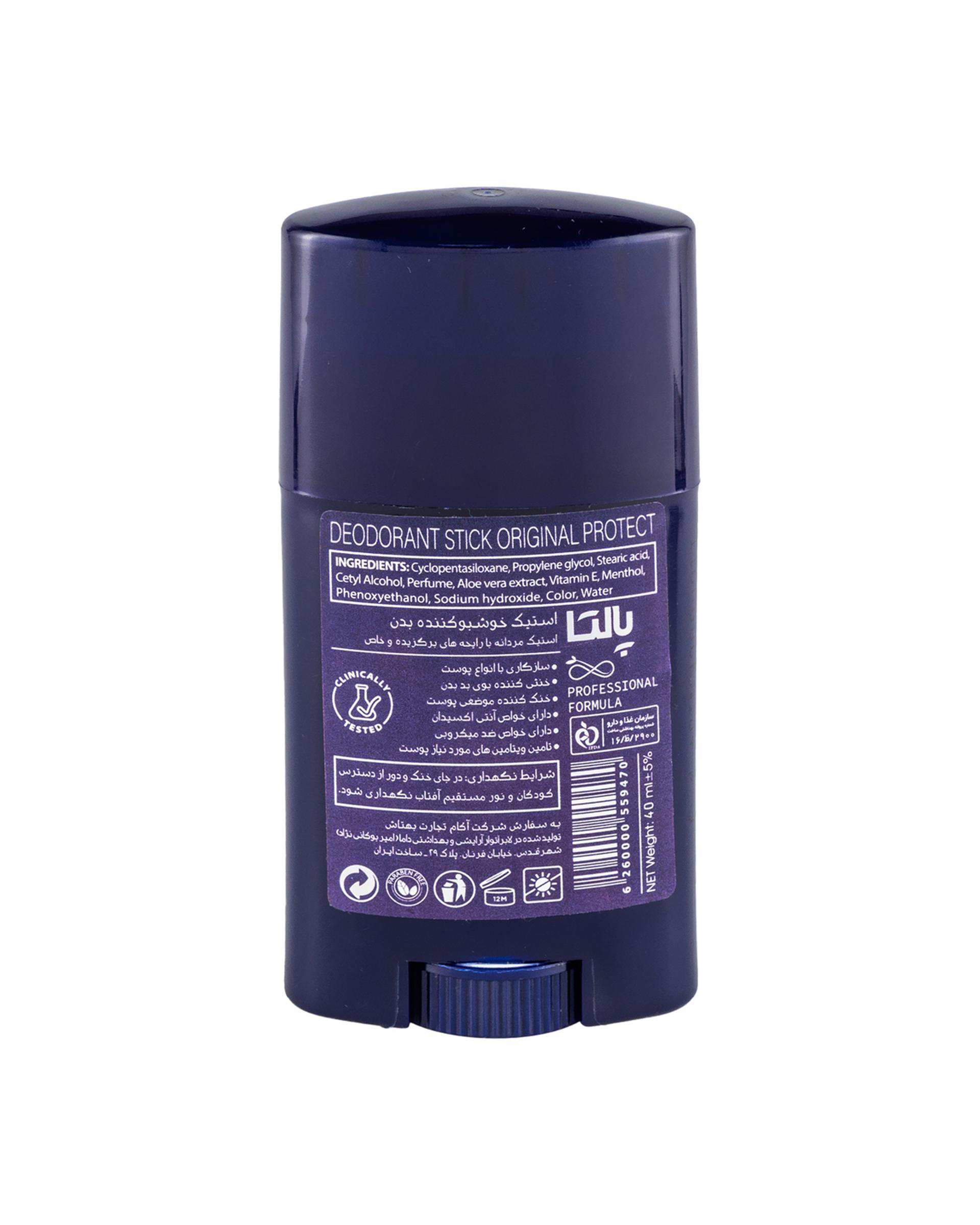 مام استیک صابونی مردانه پالتا Paletta مدل Original Protect حجم 40 میلی لیتر