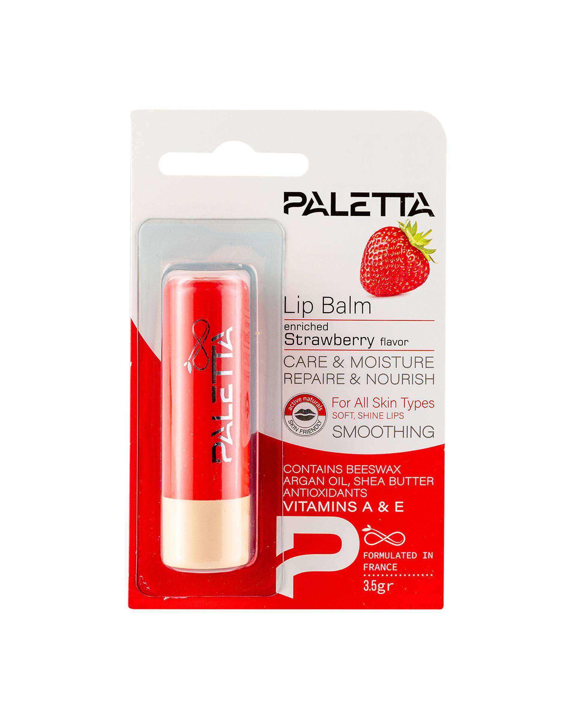 بالم لب پالتا Paletta مدل Strawberry وزن 3.5 گرم