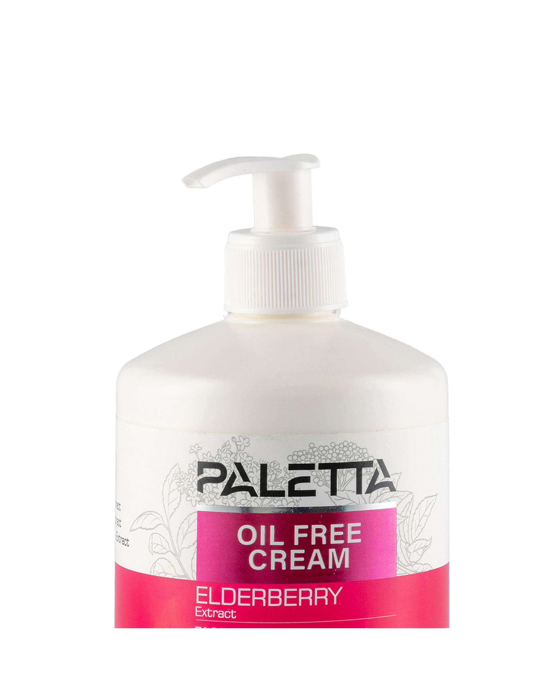 کرم مرطوب کننده دست و صورت پالتا Paletta مدل ElderBerry مناسب پوست چرب حجم 500ml