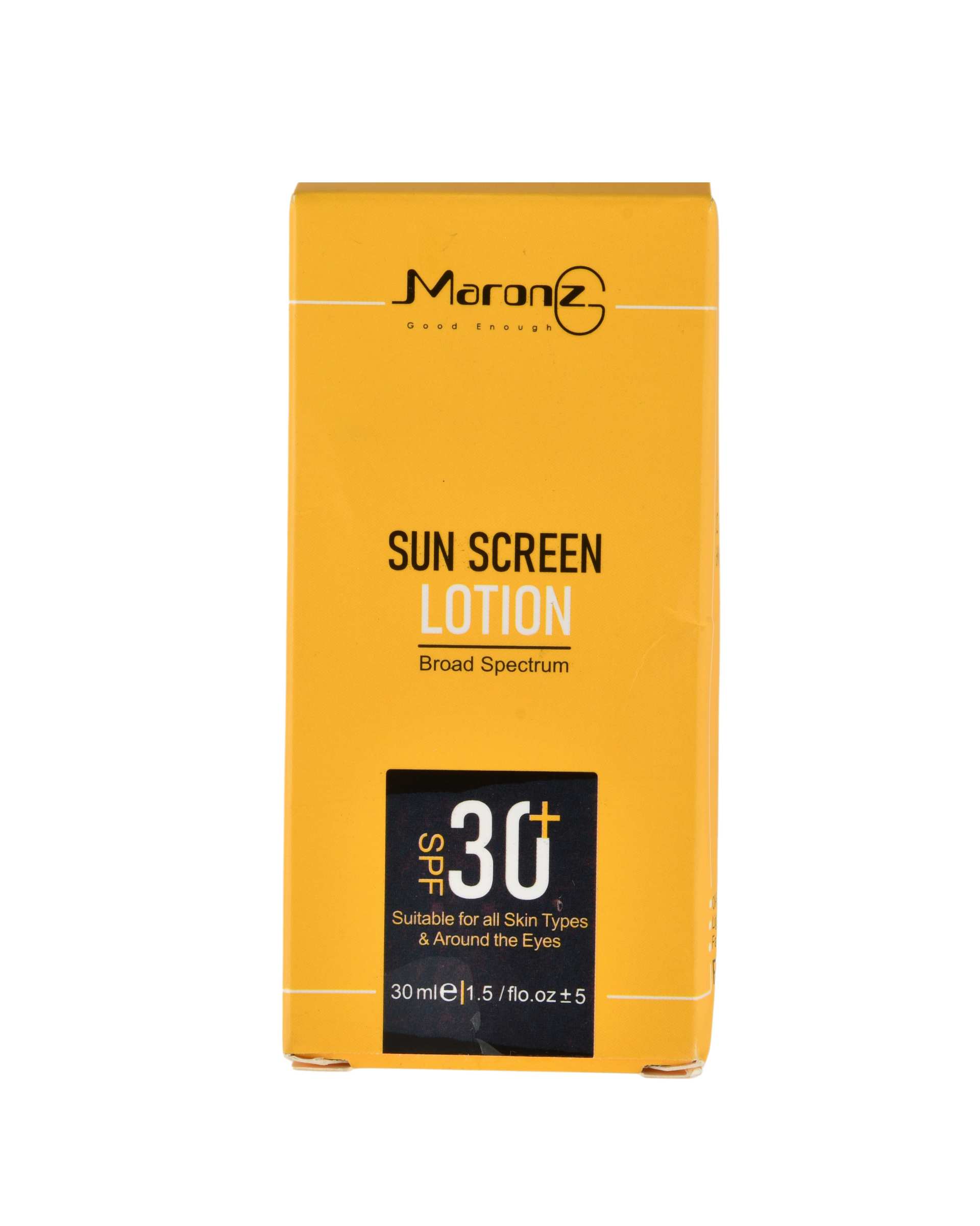 فلوئید ضد آفتاب بی رنگ SPF30 مارونز Marongz حجم 30ml