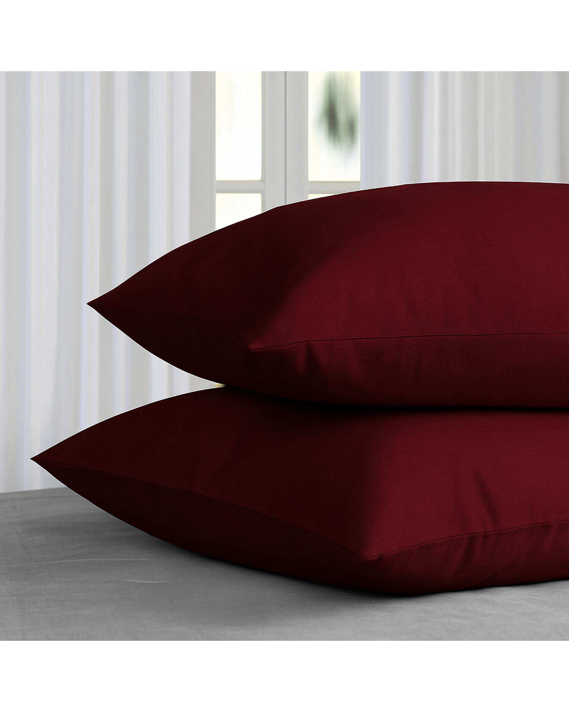 نیم ست ملحفه سیمپل یک نفره دوتکه زرشکی پرارین Pararin سایز 160
