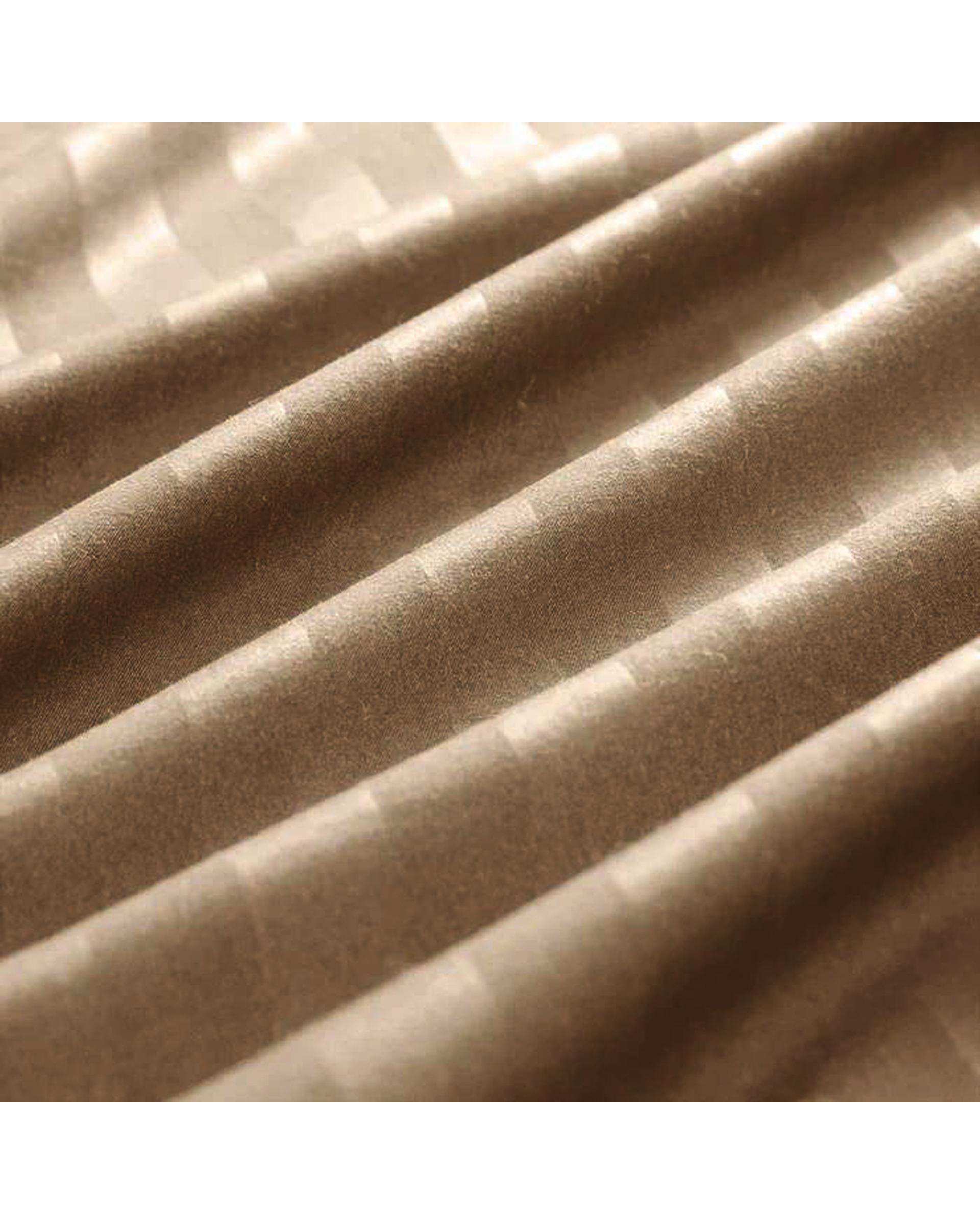 نیم ست ملحفه هتلی یک نفره دوتکه نسکافه ای پرارین Pararin سایز 120