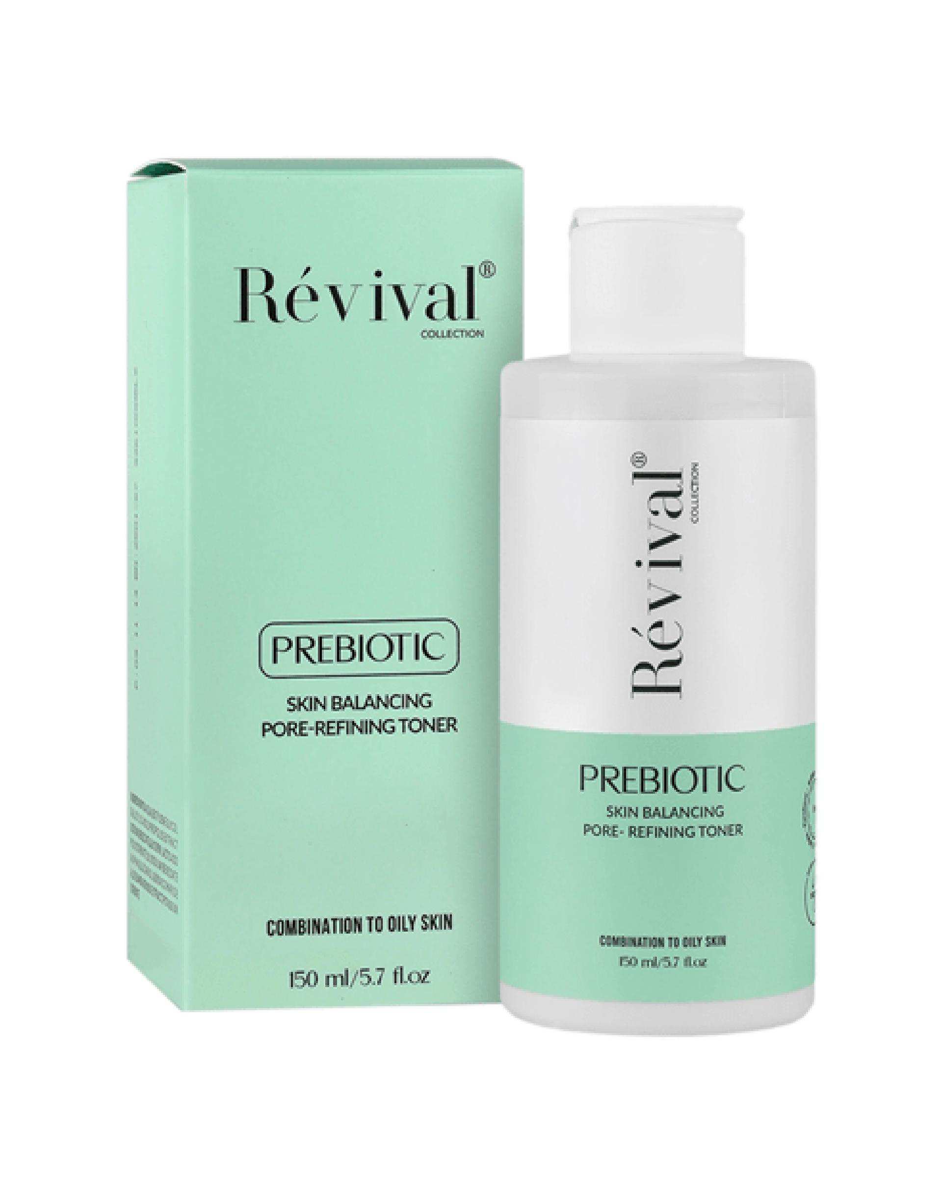 محلول پاک کننده منافذ باز پوست چرب پروبیوتیک رویوال Revival حجم 150ml