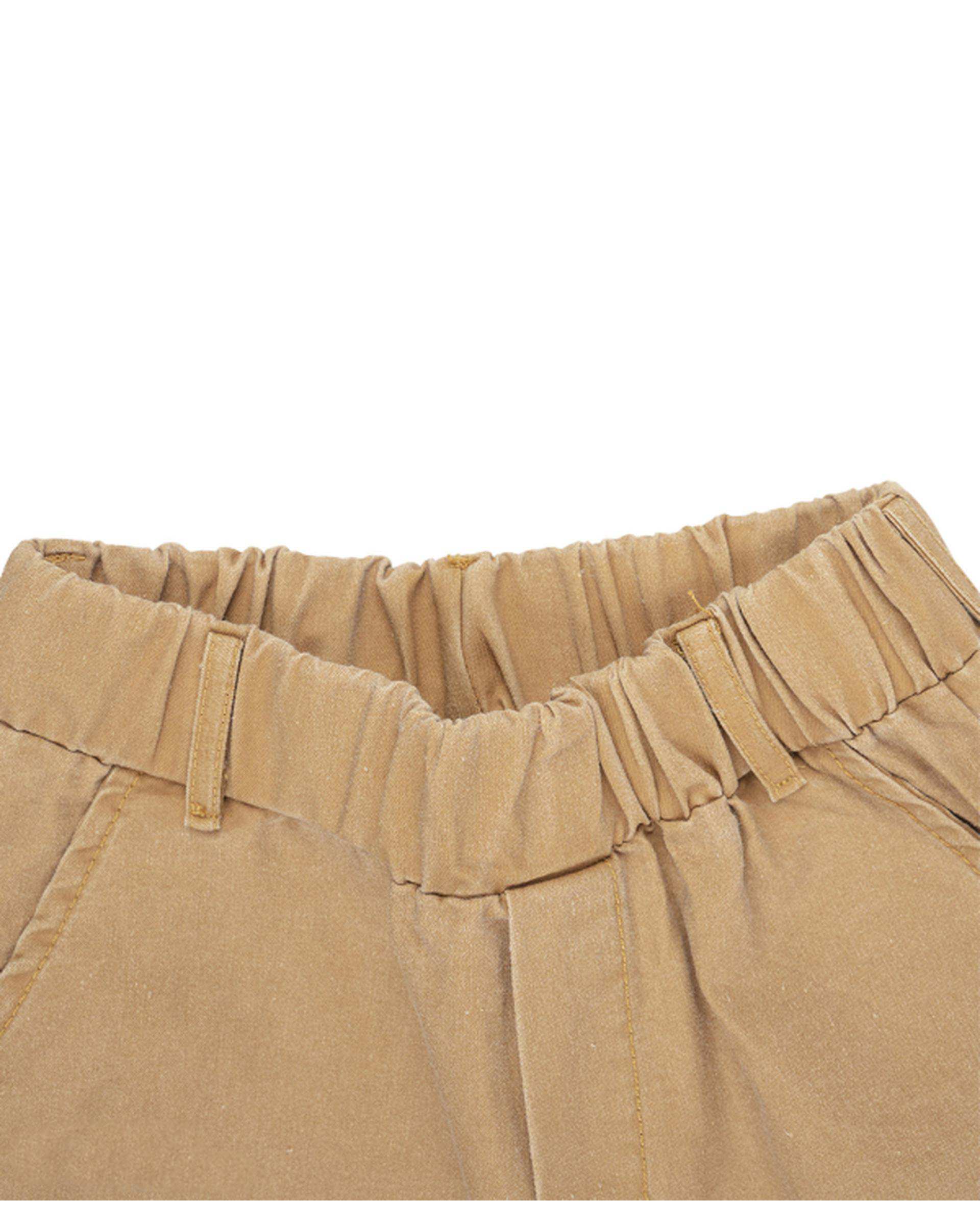 شلوارک کتان پسرانه نسکافه ای روشن مرینو Merino کد 1737