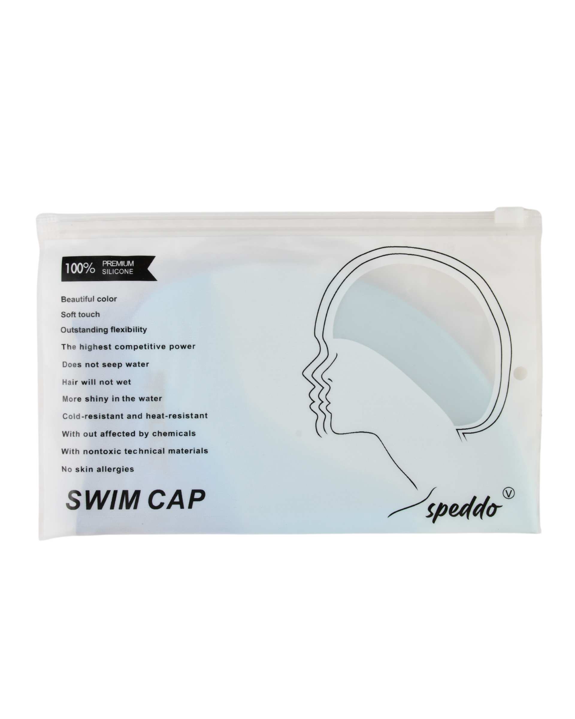 کلاه شنا طرح اسپیدو Speedo طرح آبرنگ کد 21234