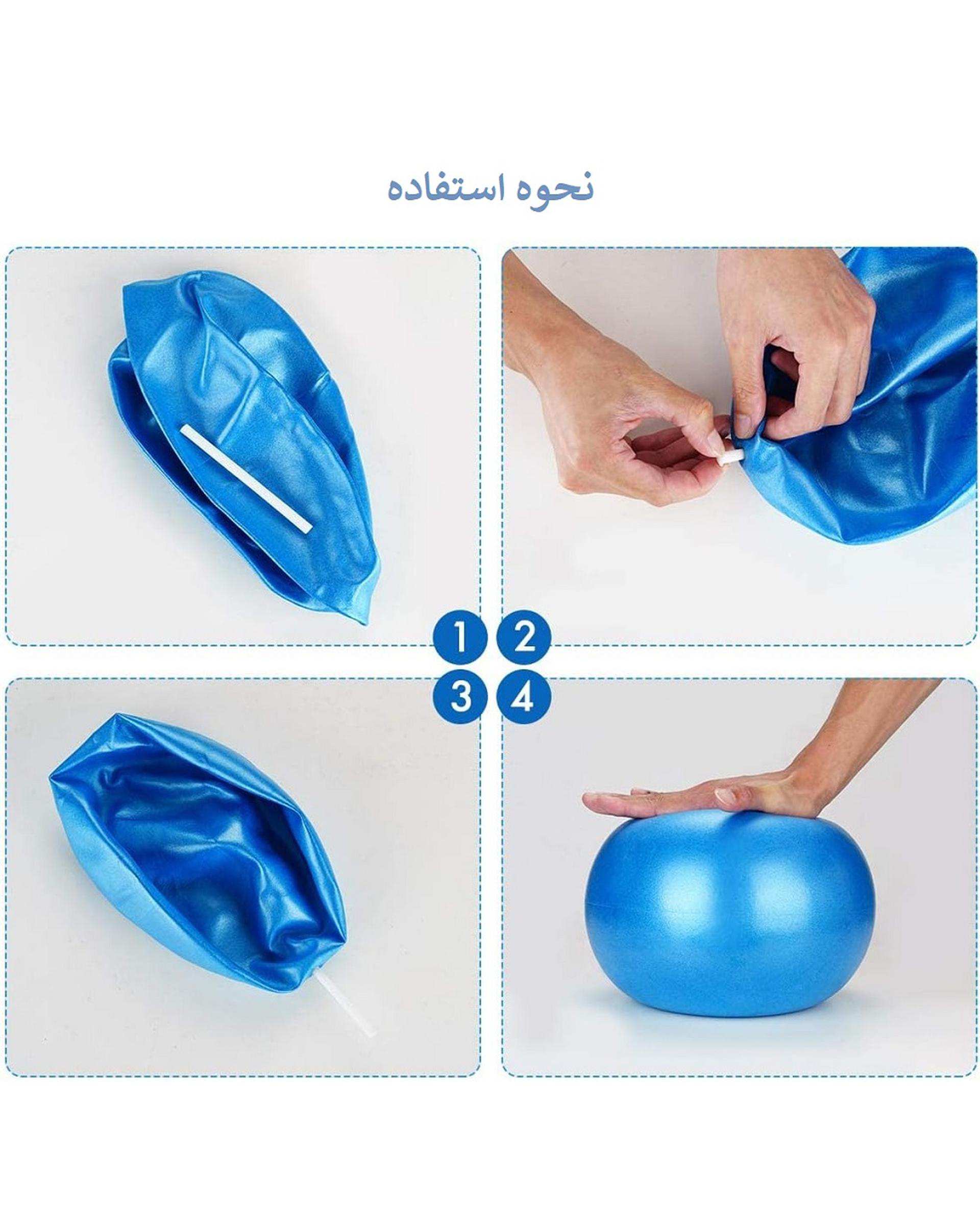 توپ تناسب اندام و پیلاتس سرخابی اورجینال Original کد 21253 قطر 25 سانتی متر