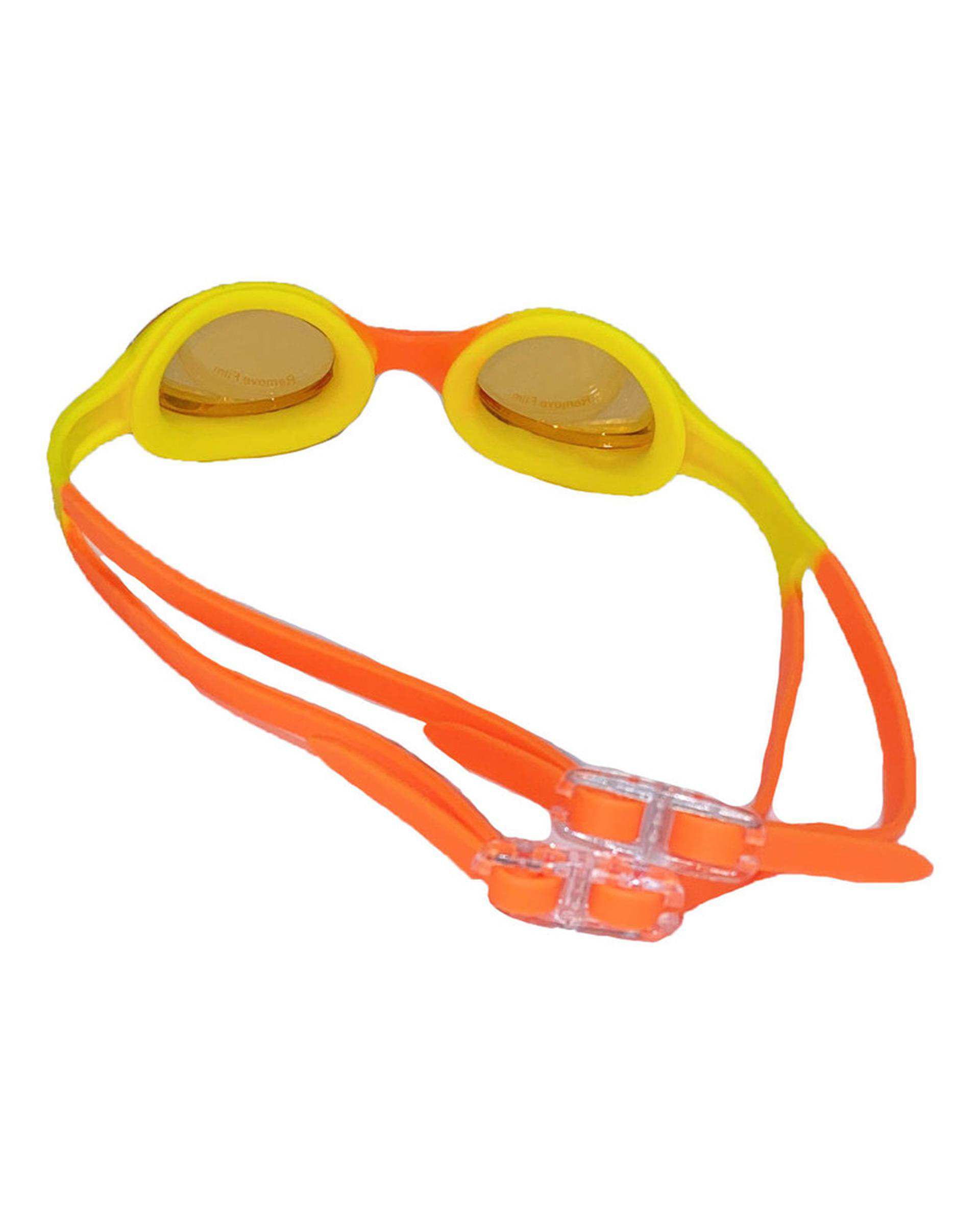 عینک شنا بچگانه زرد نارنجی اسپیدو Speedo کد 21297-208
