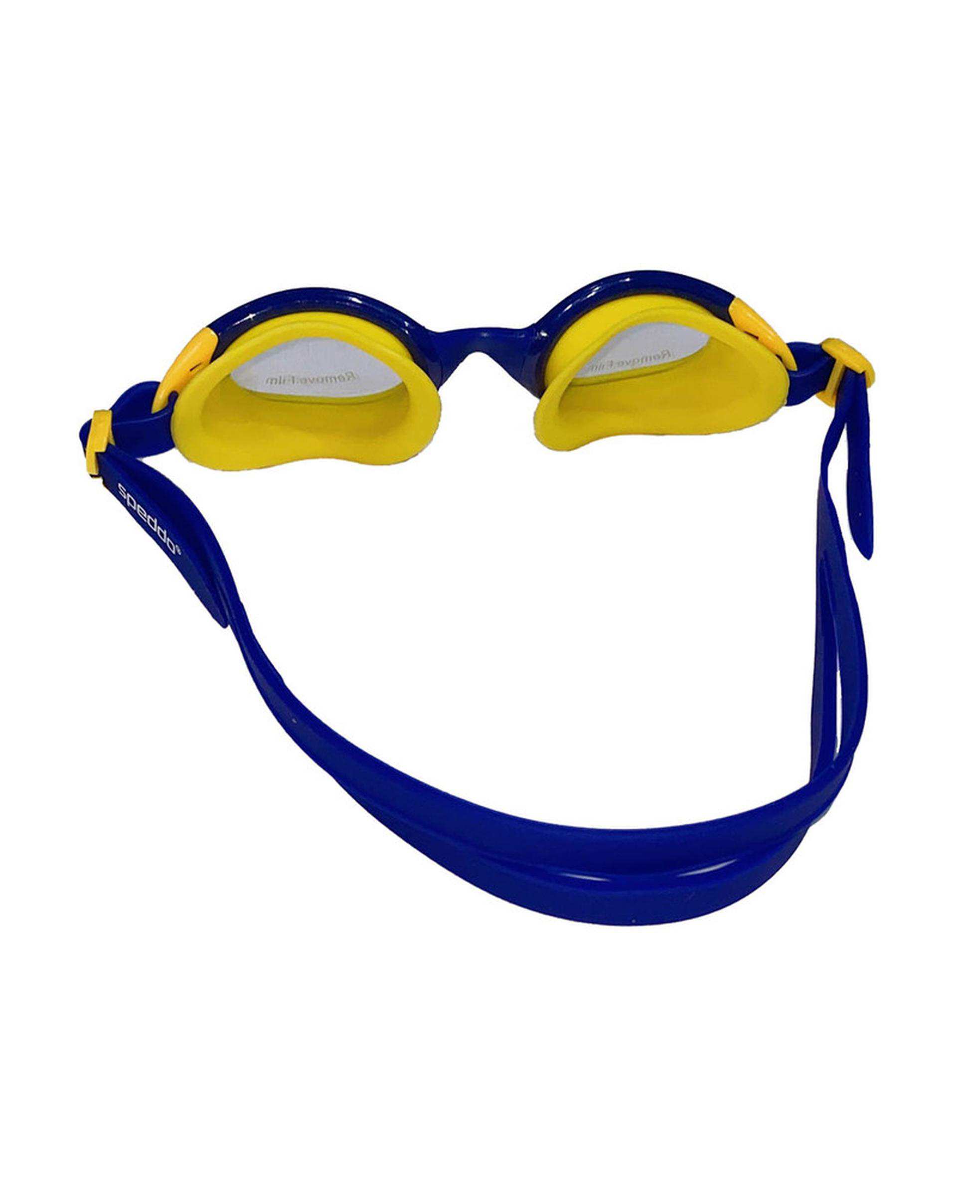 عینک شنا بچگانه سرمه ای زرد اسپیدو Speedo کد 21300-210