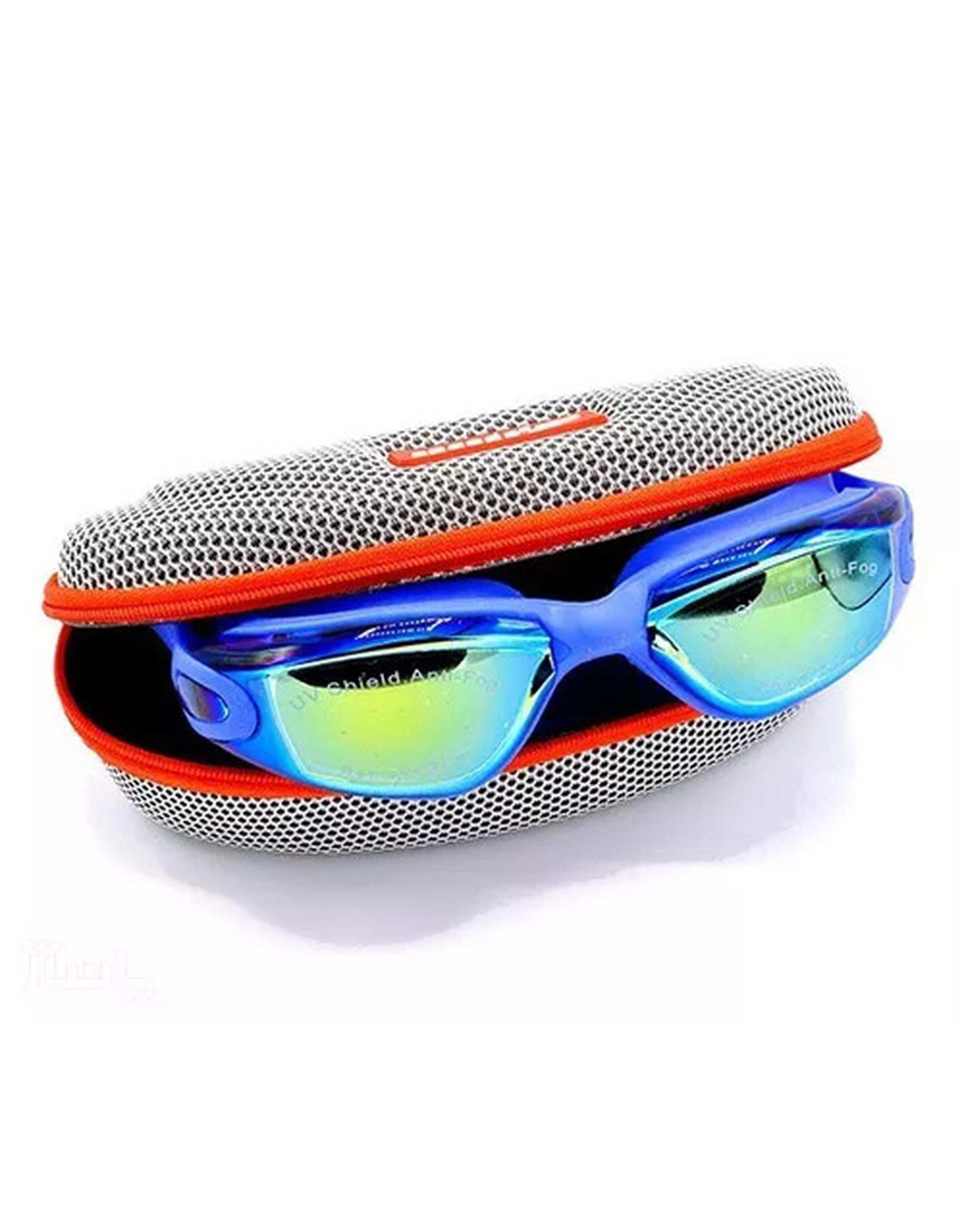 عینک شنا و گوش گیر آبی کاربنی اسپیدو Speedo کد 512