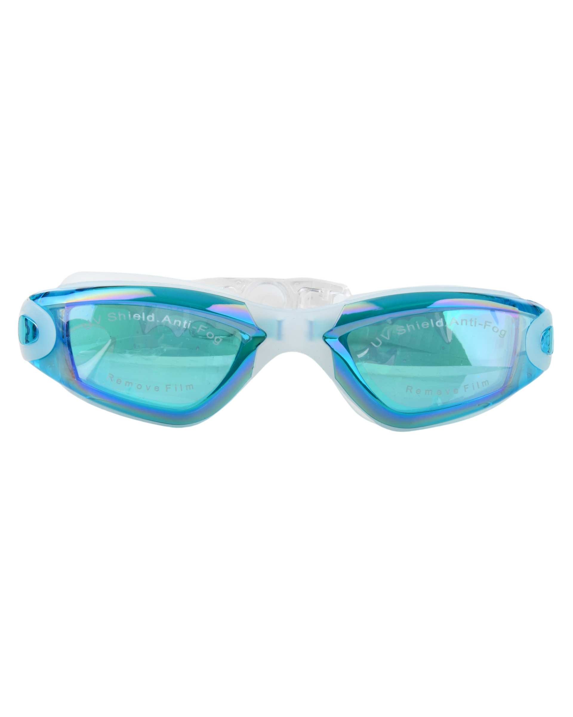 عینک شنا و گوش گیر سفید آبی اسپیدو Speedo کد 512