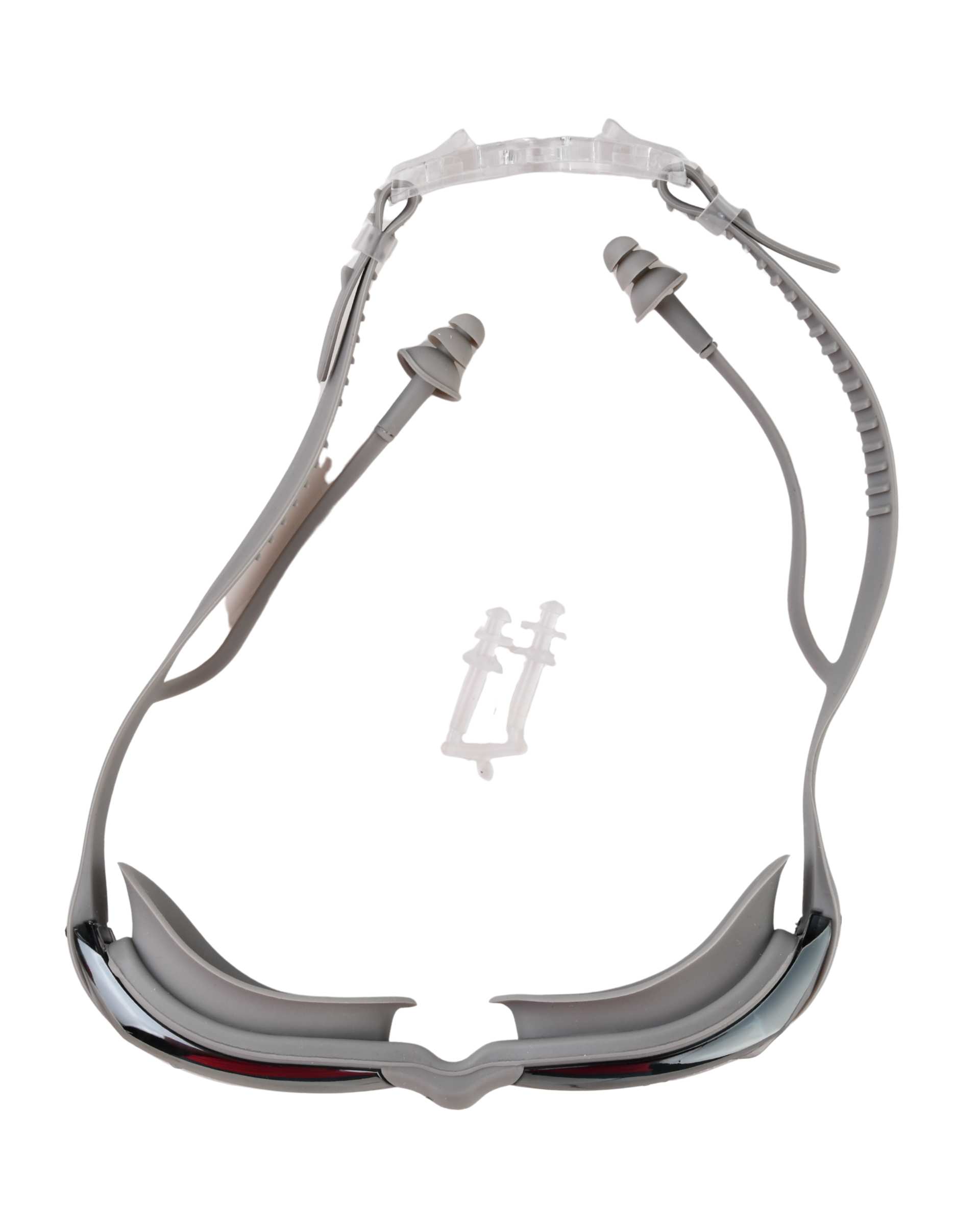 عینک شنا و گوش گیر طوسی اسپیدو Speedo کد 512