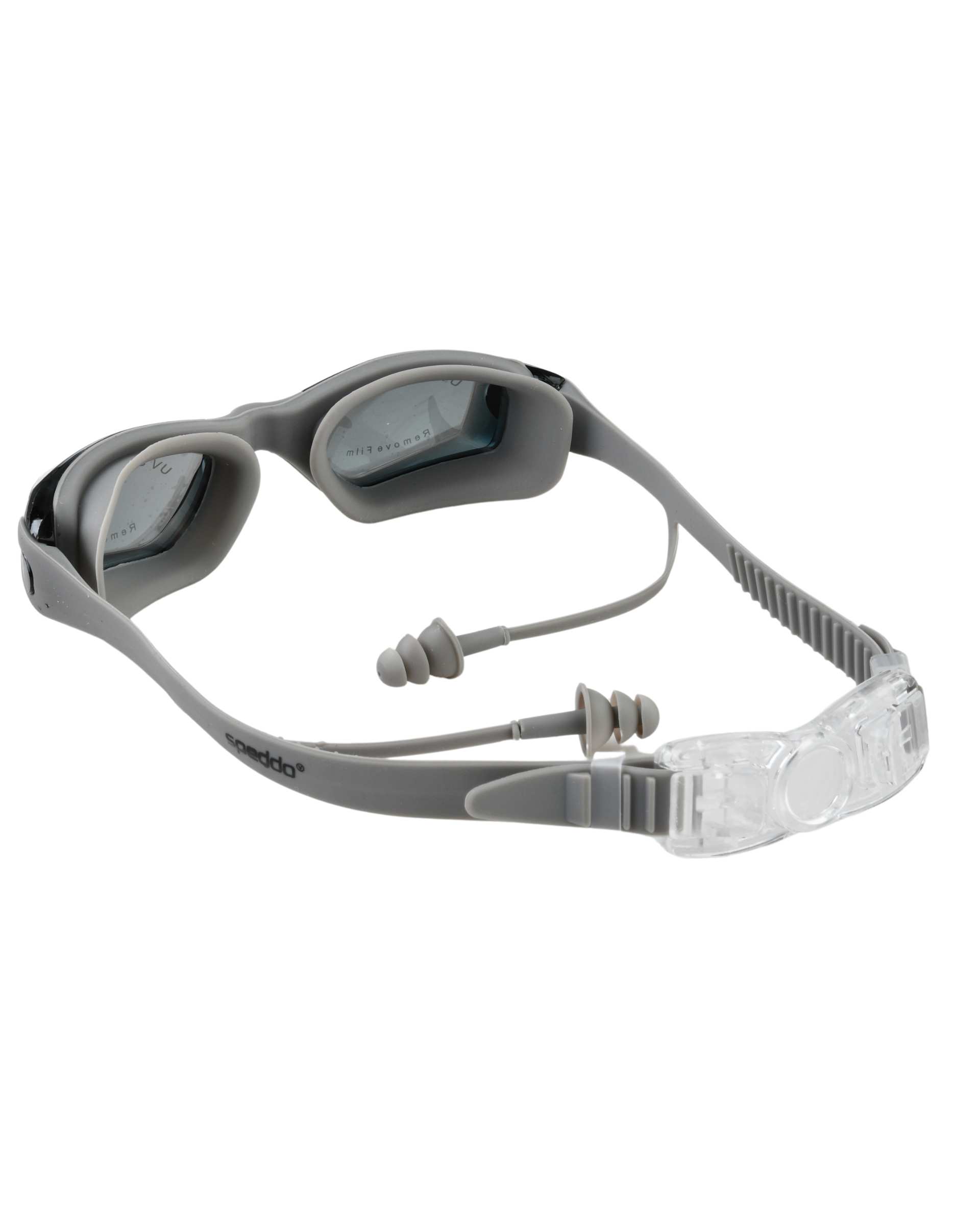 عینک شنا و گوش گیر طوسی اسپیدو Speedo کد 512