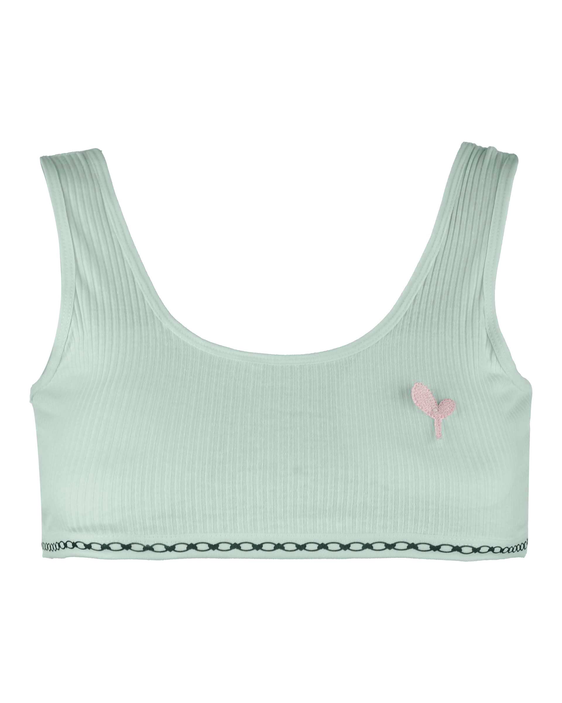 نیم تنه دخترانه کبریتی سبز مغز پسته ای دلربا Delroba طرح قلب