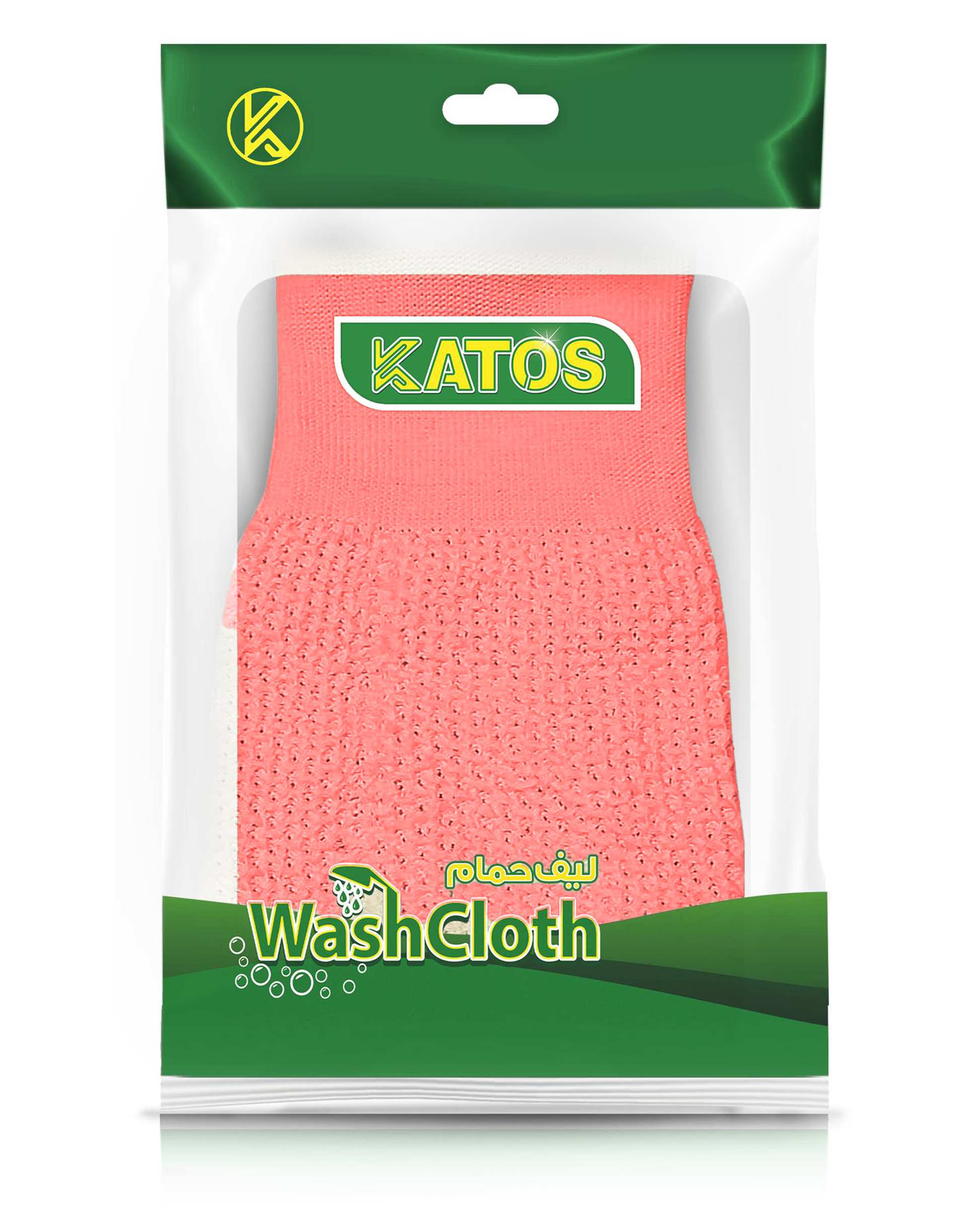 لیف حمام نخ بافت صورتی کاتوس Katos کد K112