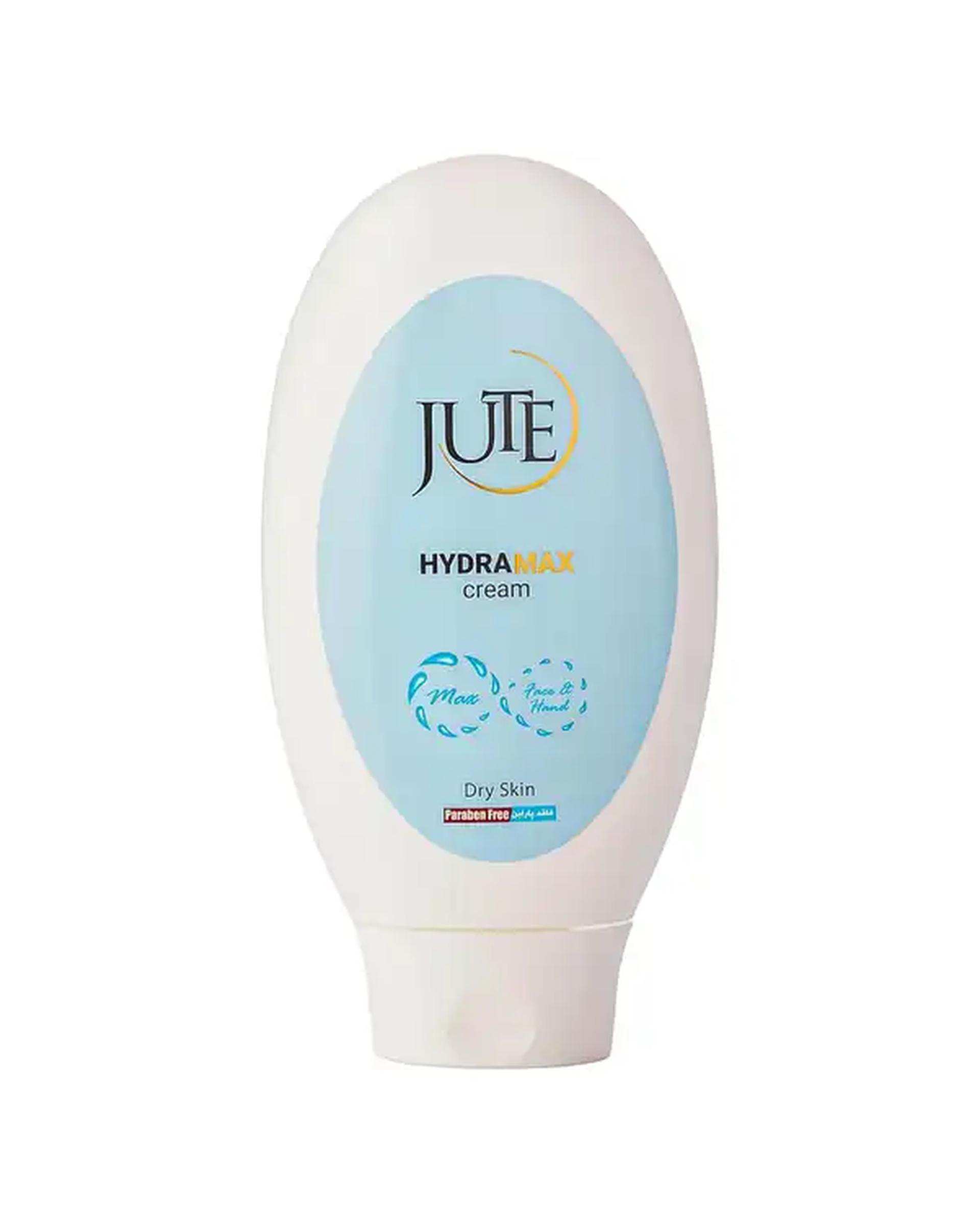 کرم آبرسان و مرطوب کننده دست و صورت ژوت Jute مدل HYDRA MAX مناسب پوست خشک و خیلی خشک 150ml