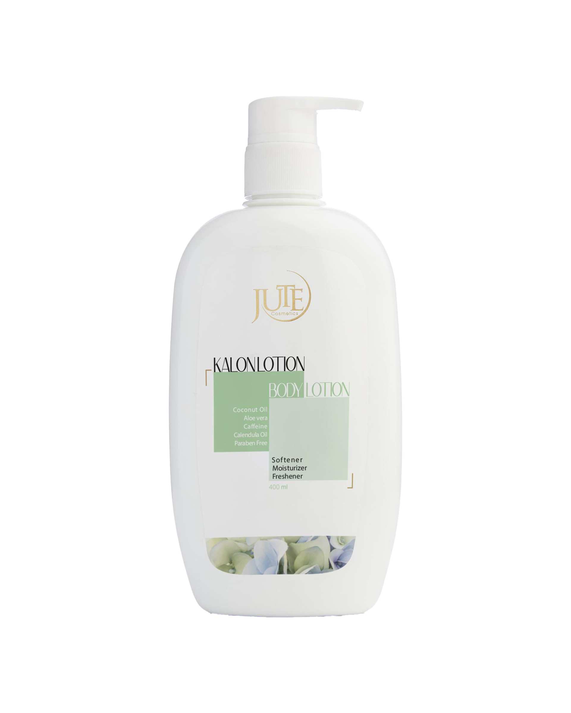 لوسیون بدن آبرسان عمقی و نرم کننده پوست بدن ژوت Jute دارای رایحه عطر کالون 400ml