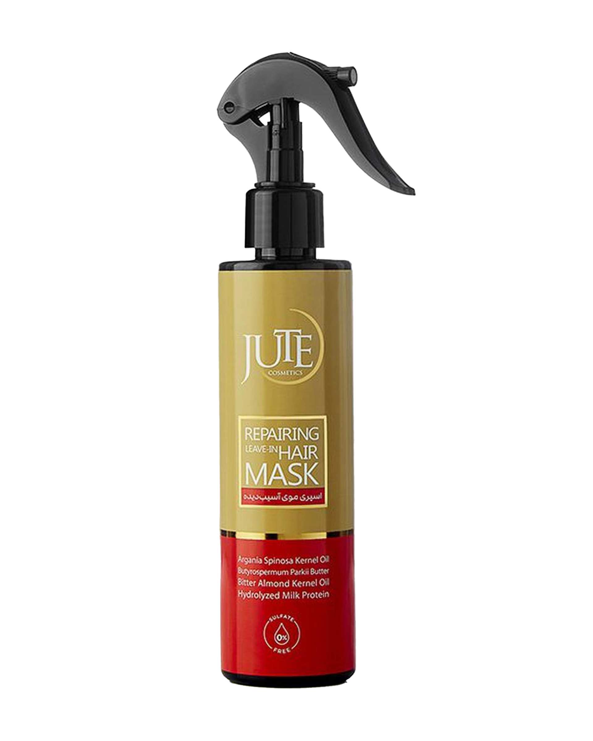 اسپری مو ژوت Jute حاوی روغن آرگان مناسب موهای آسیب دیده و دارای موخوره 200ml