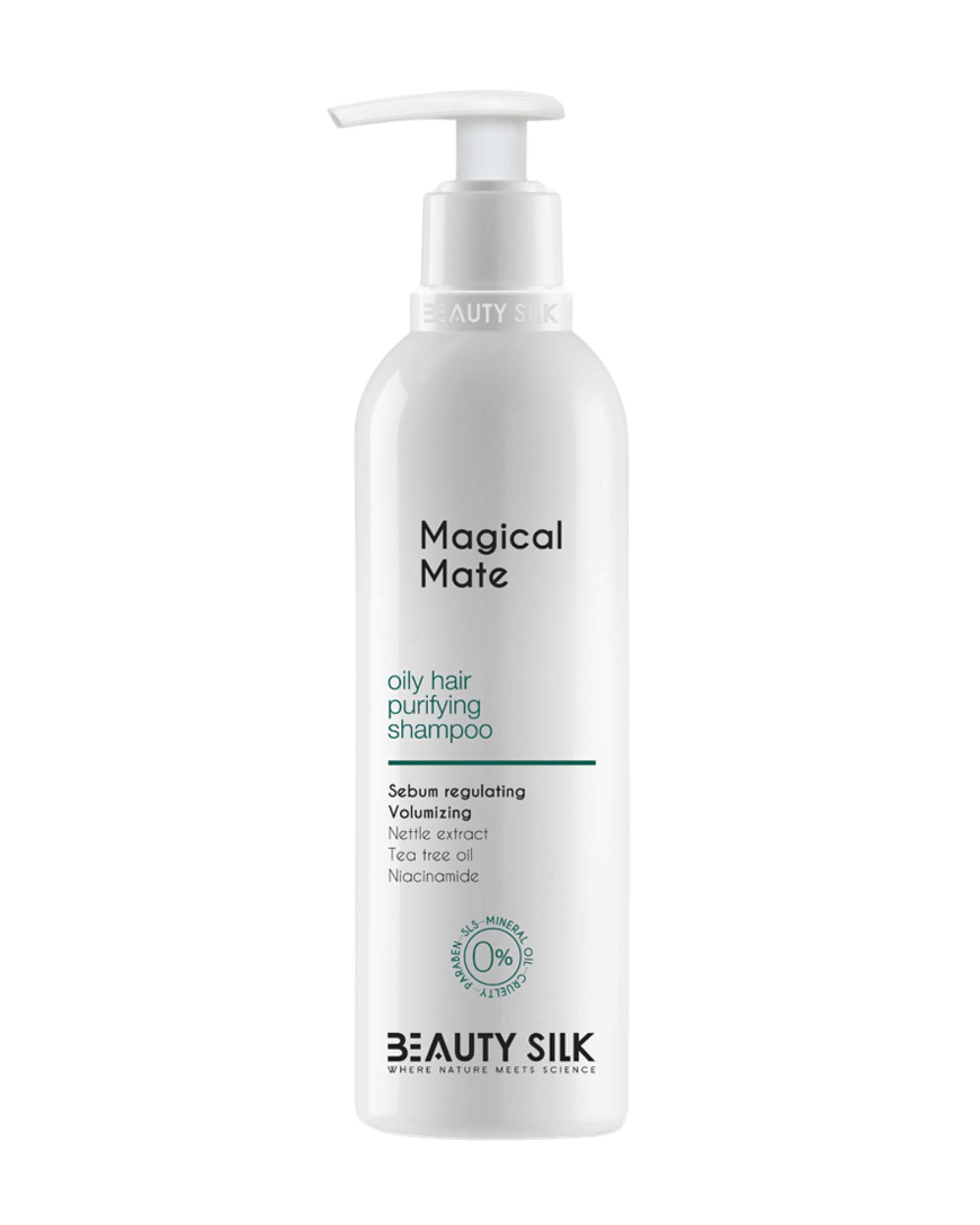 شامپو موی چرب بیوتی سیلک Beauty Silk حجم 407ml