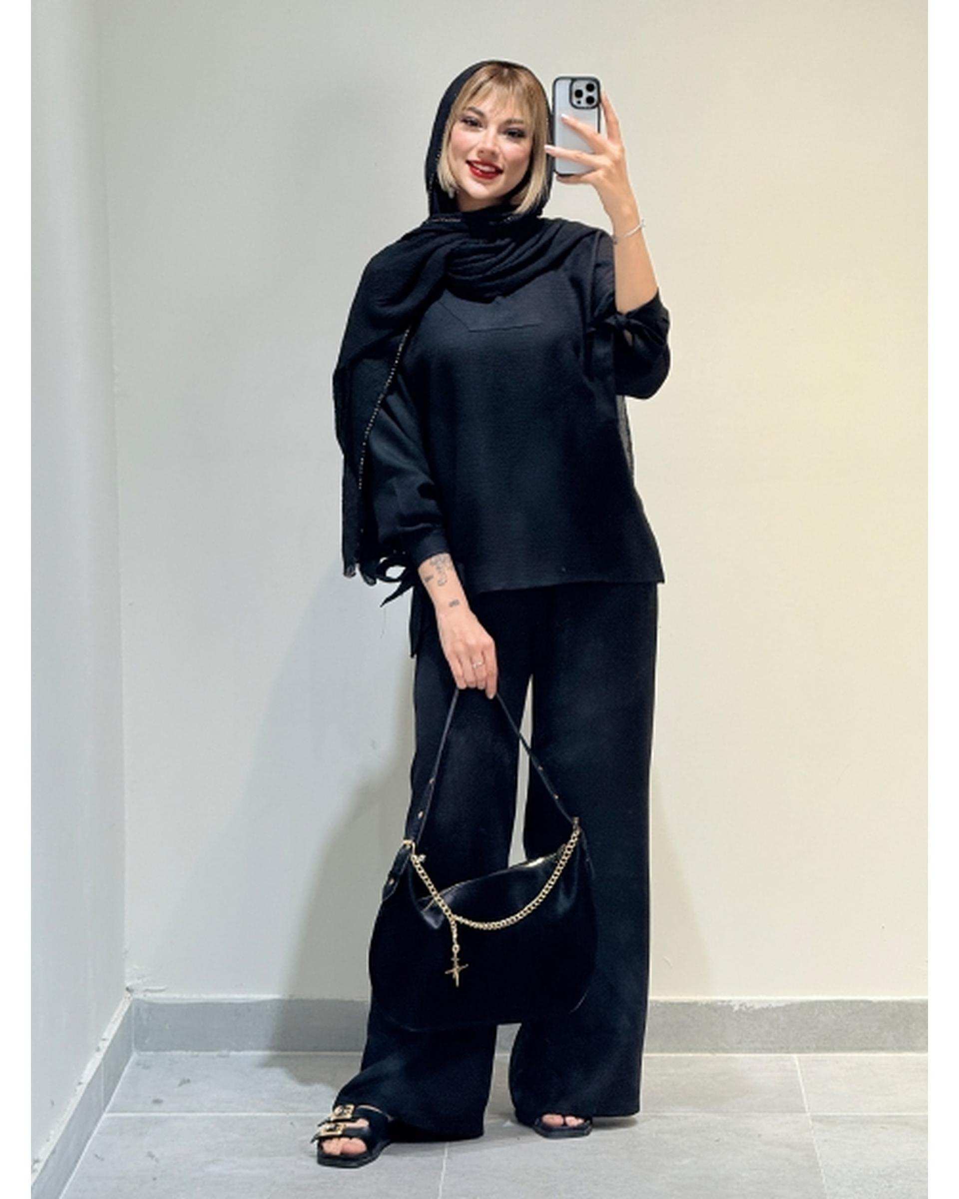ست شومیز و شلوار زنانه کد 19031