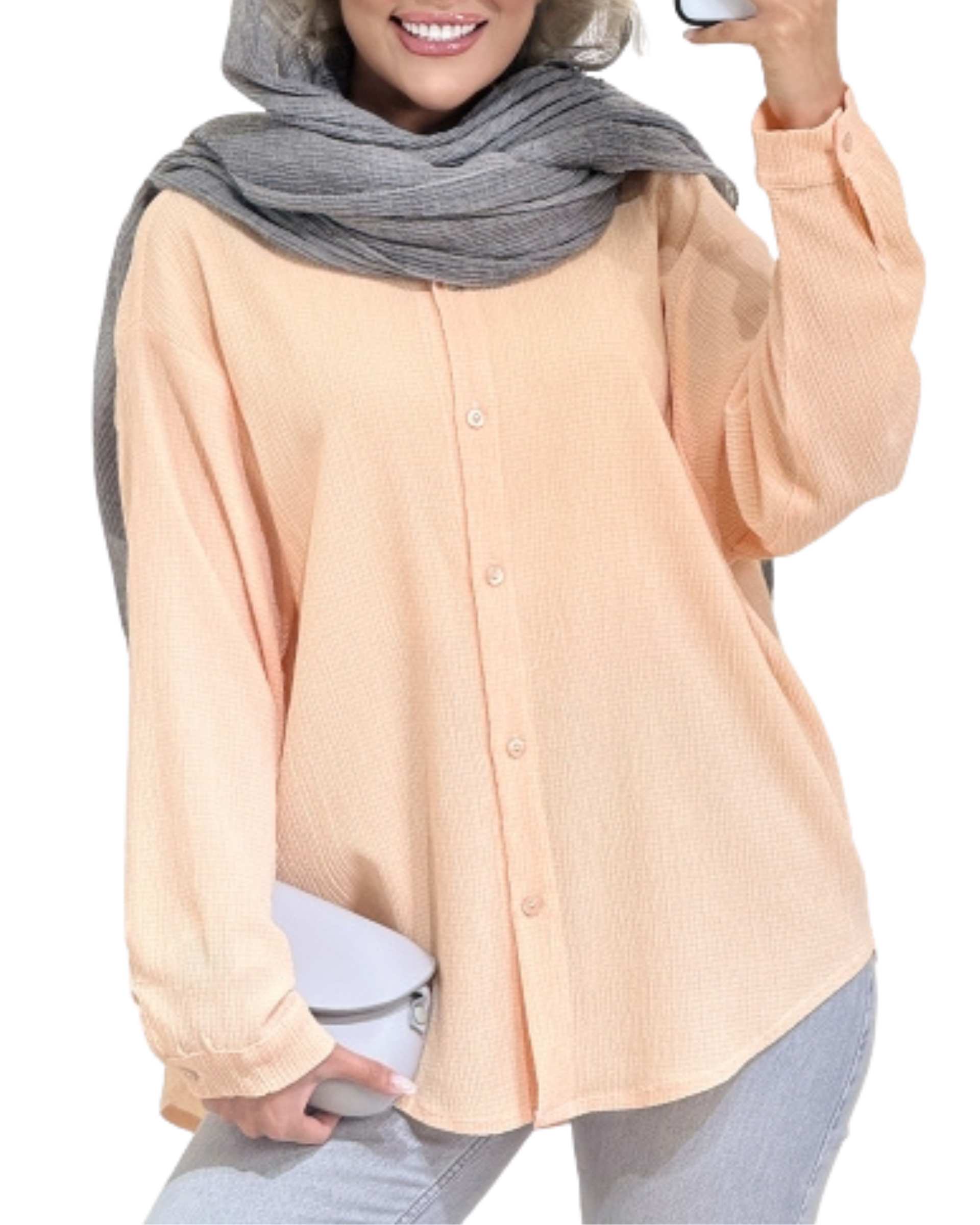 شومیز زنانه گلبهی کد 19014