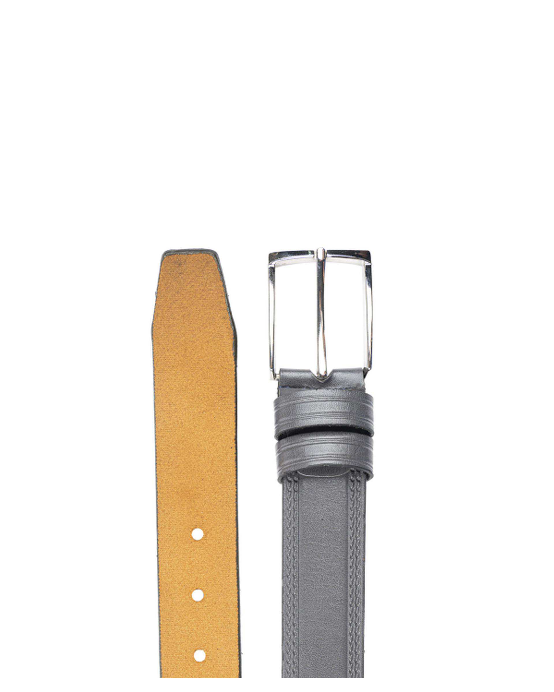 کمربند مردانه طوسی بیسراک Bisrak مدل MB-R334G-93
