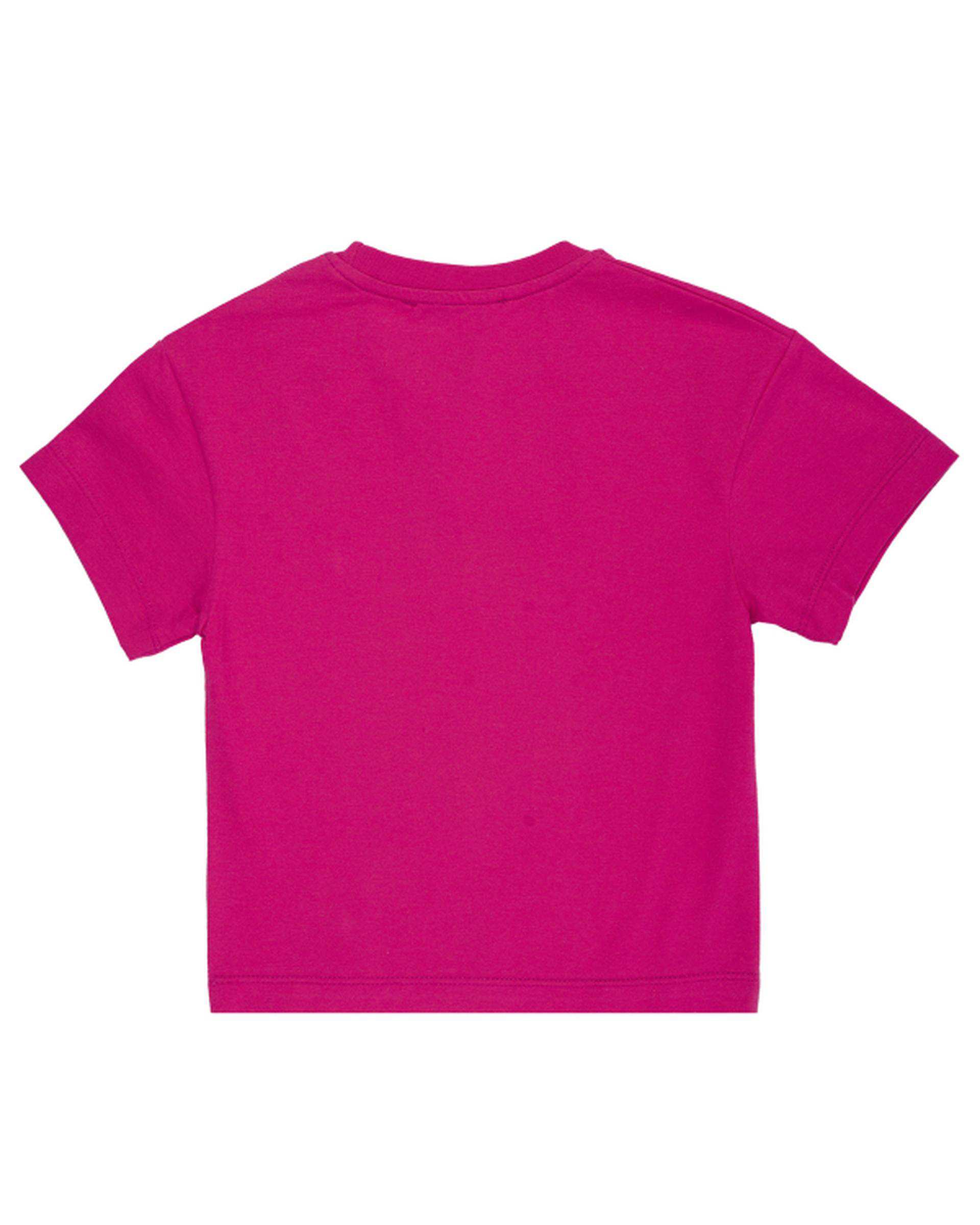 تی شرت دخترانه سرخابی مرینو Merino کد 1740