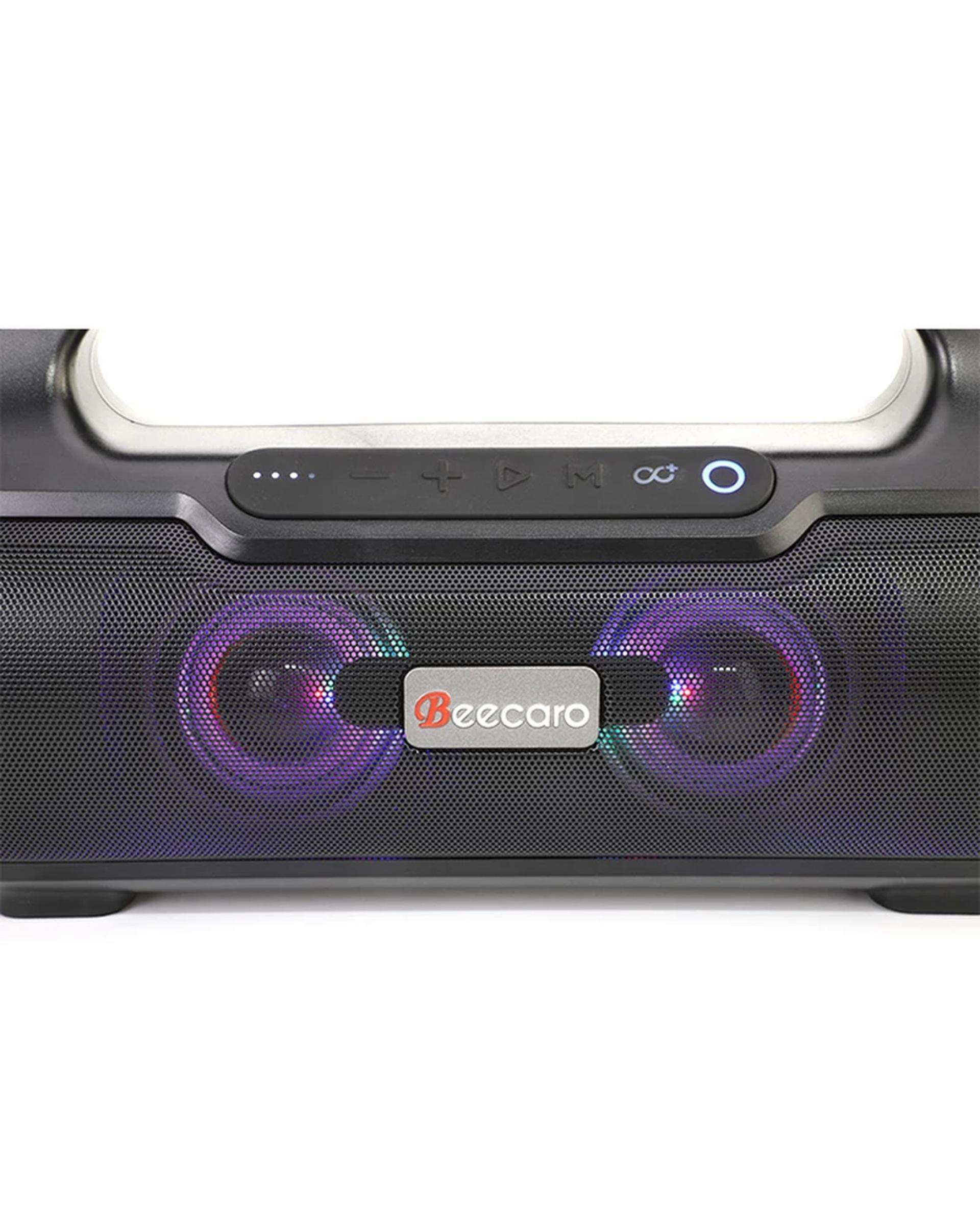 اسپیکر بلوتوثی مشکی بیکارو Beecaro مدل BM02